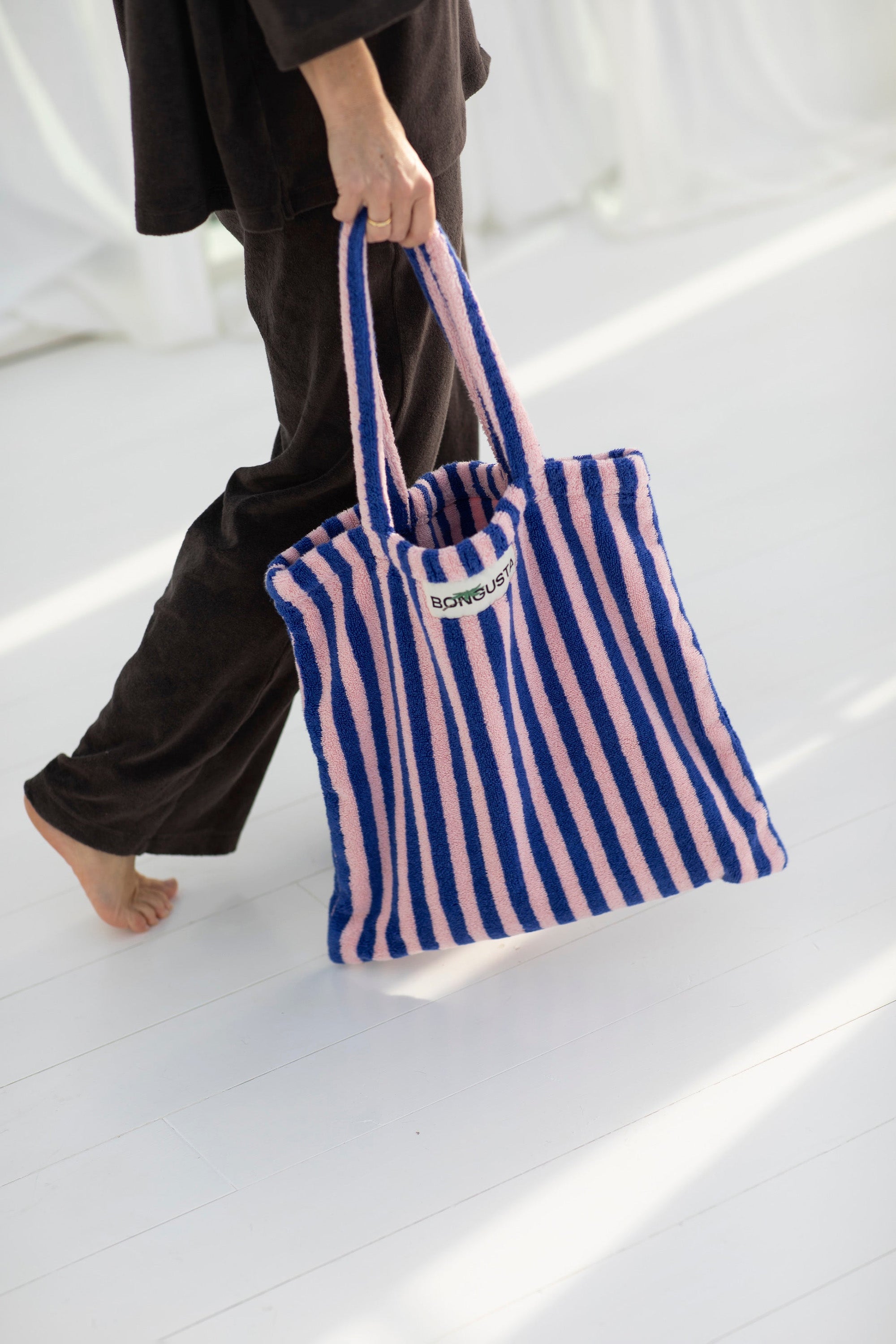 Naram Tote Bag - Dazzling Blue & Rose