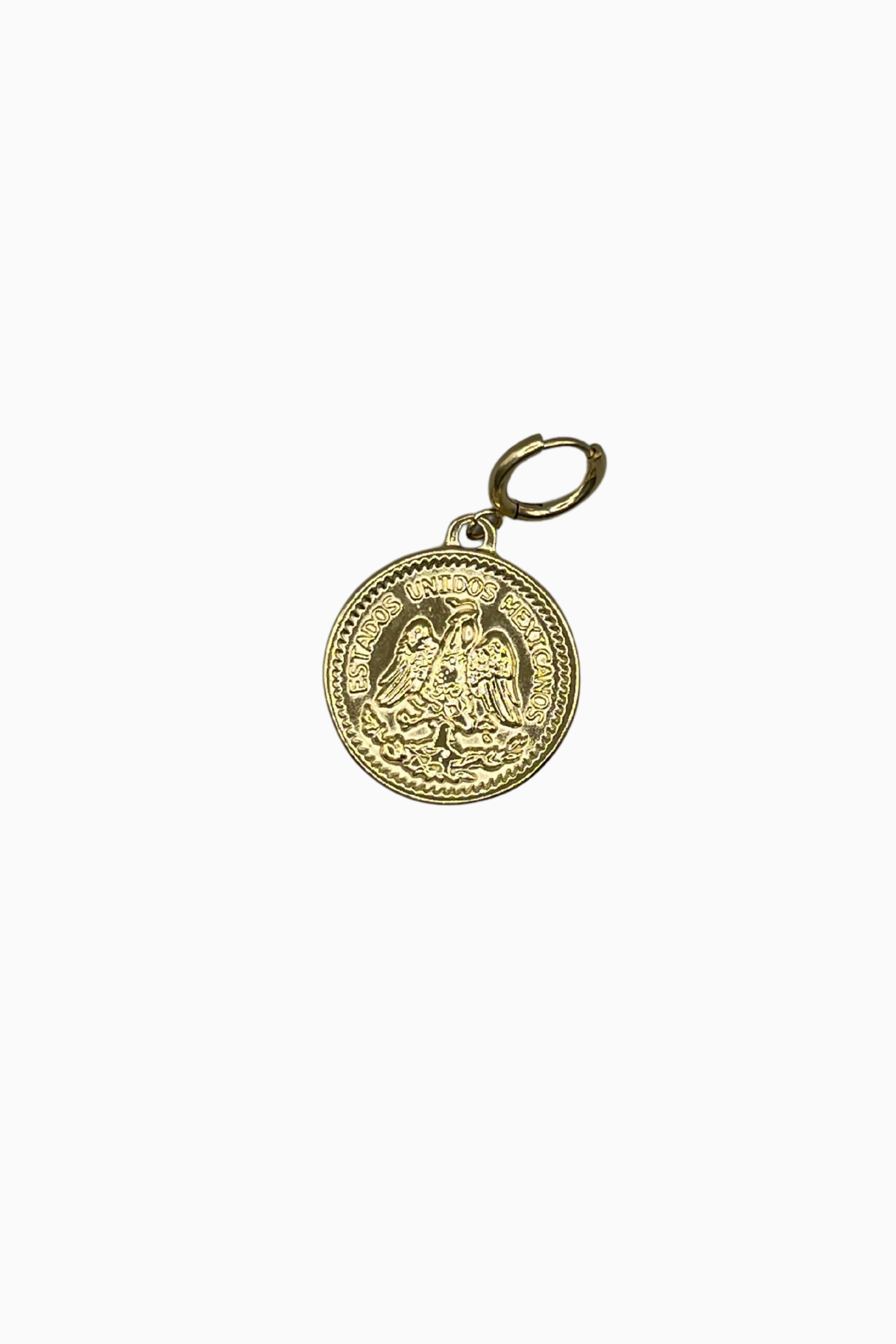 Big Coin Pendant - Gold