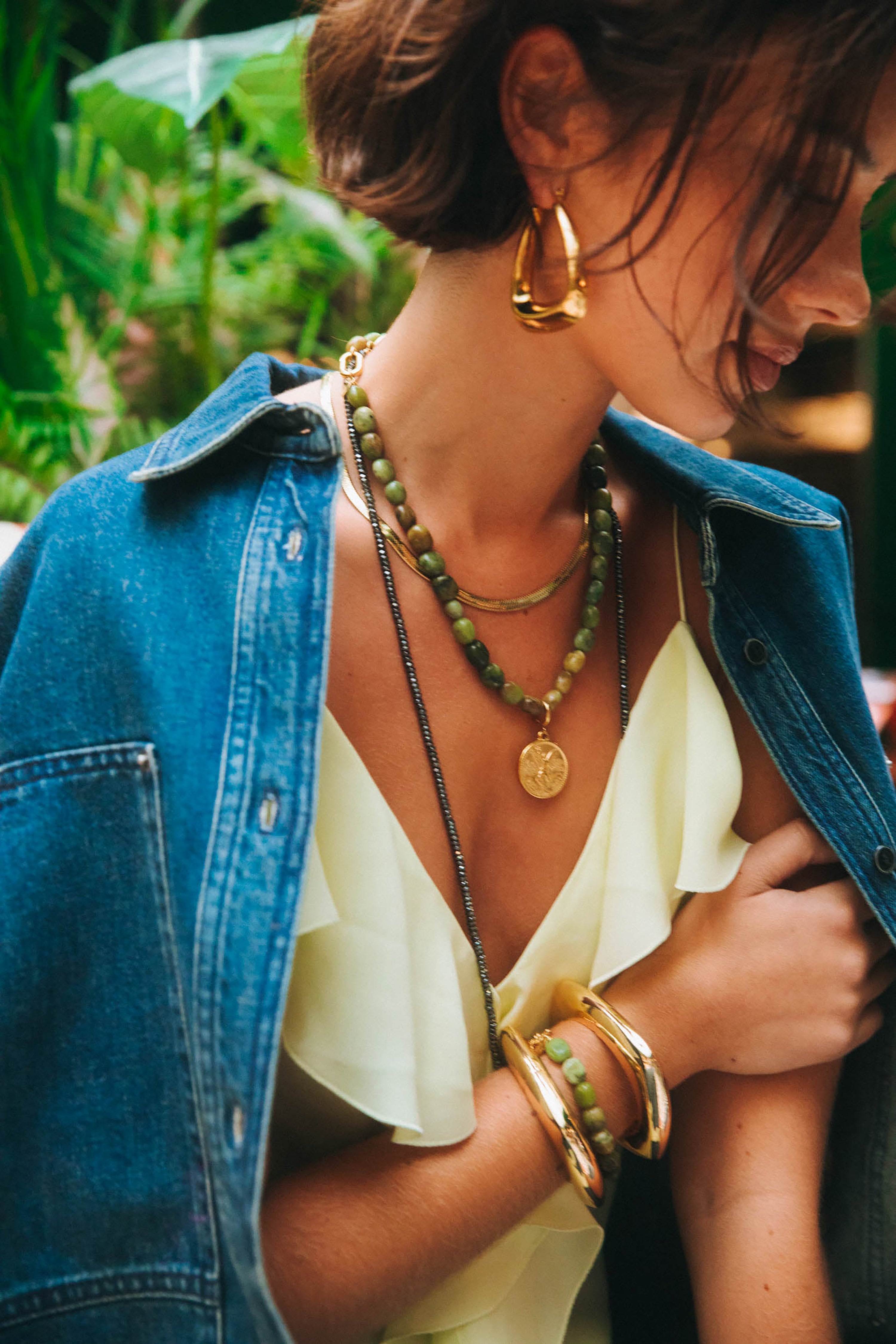 Big Coin Pendant - Gold