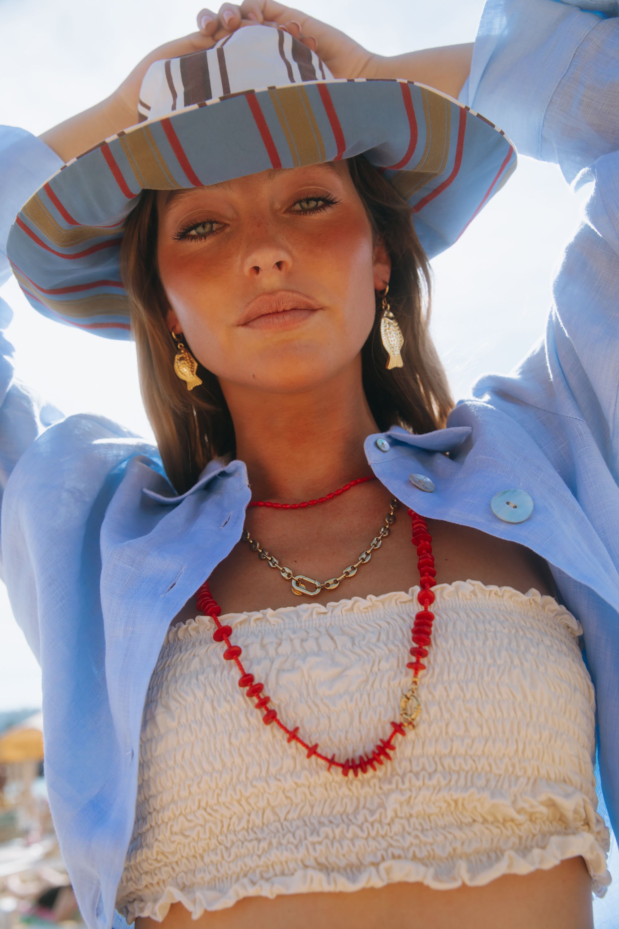 Big Fish Pendant - Gold