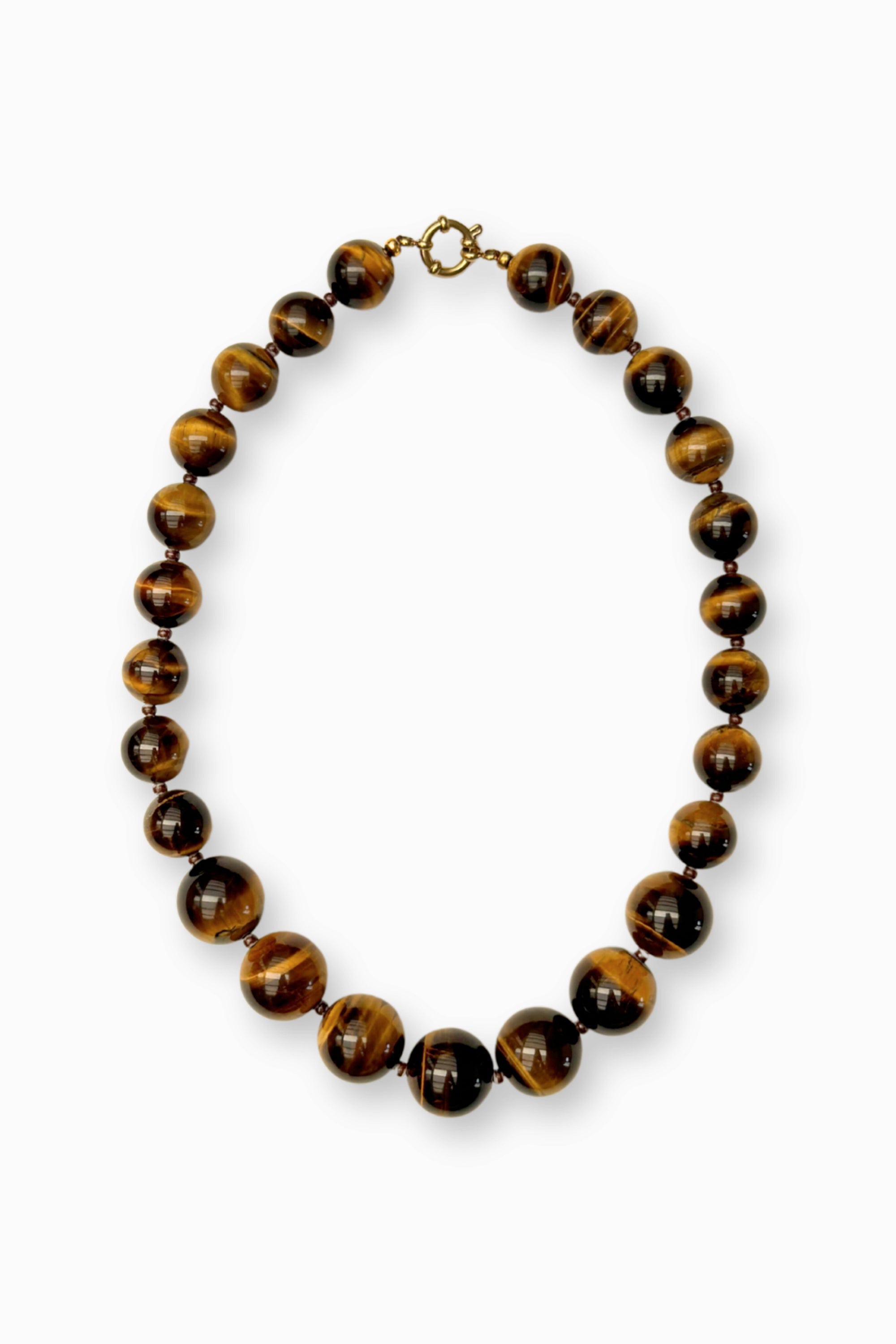 Big Necklace - Brown Mixed