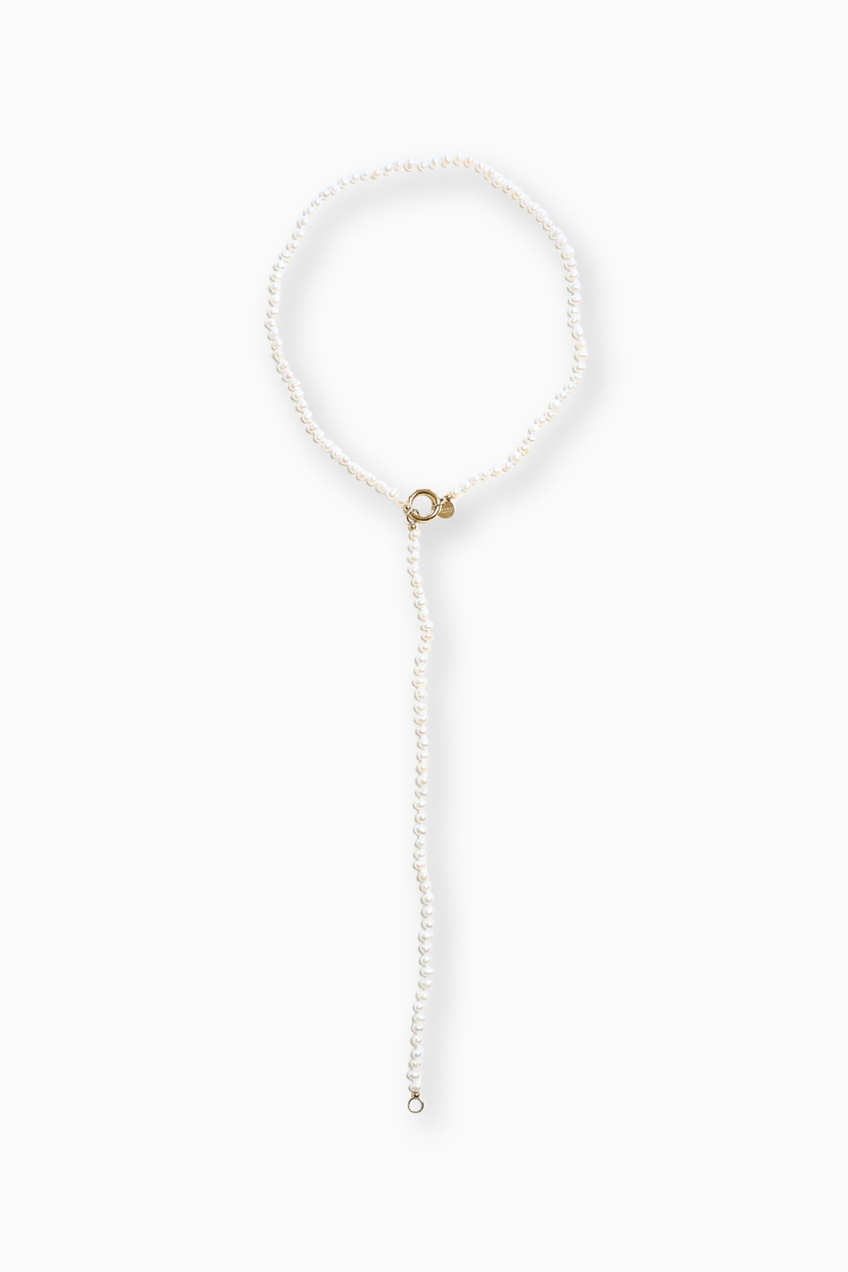Festive Pearl Necklace - White