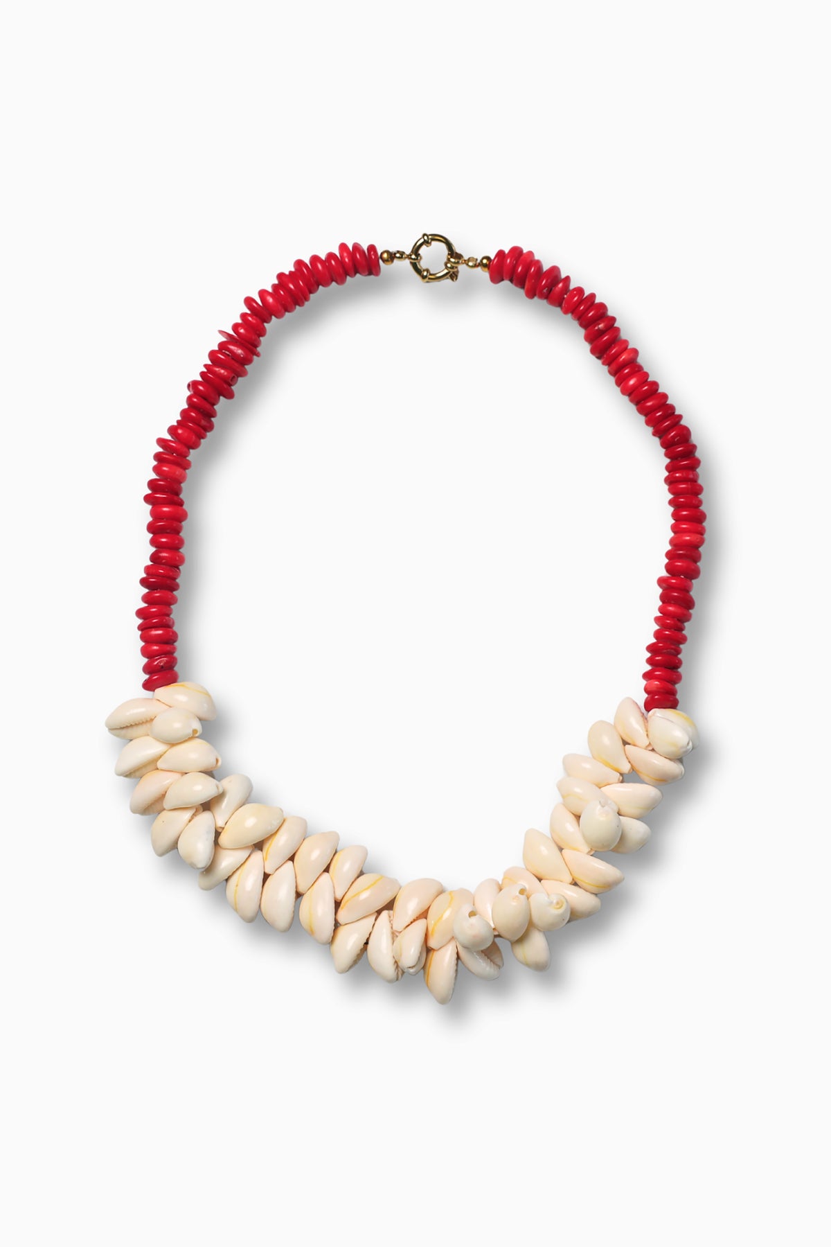 Bonnie Studios Luc Shell Necklace - Red | RUM Amsterdam