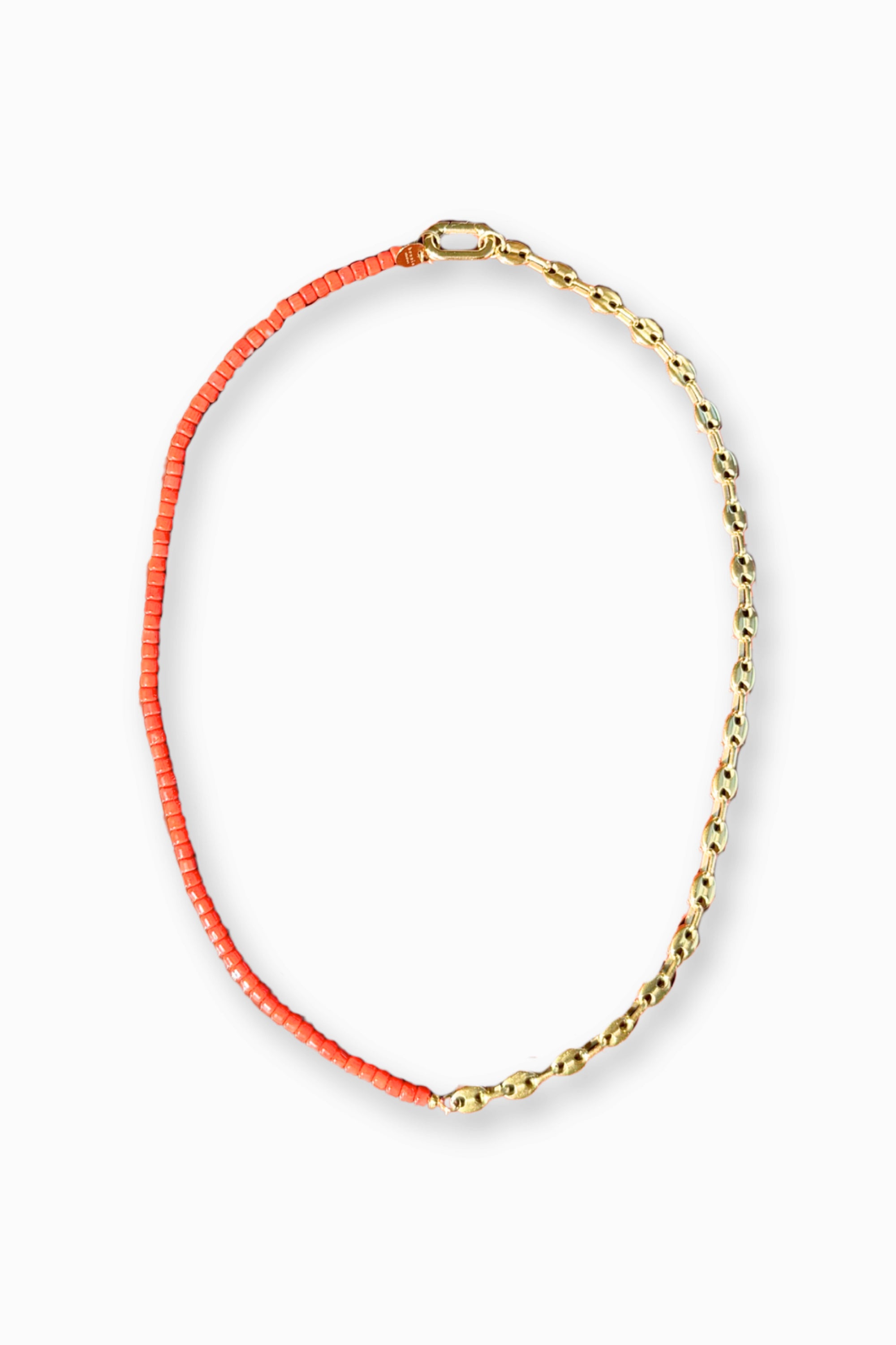 Moos Necklace - Gold Orange