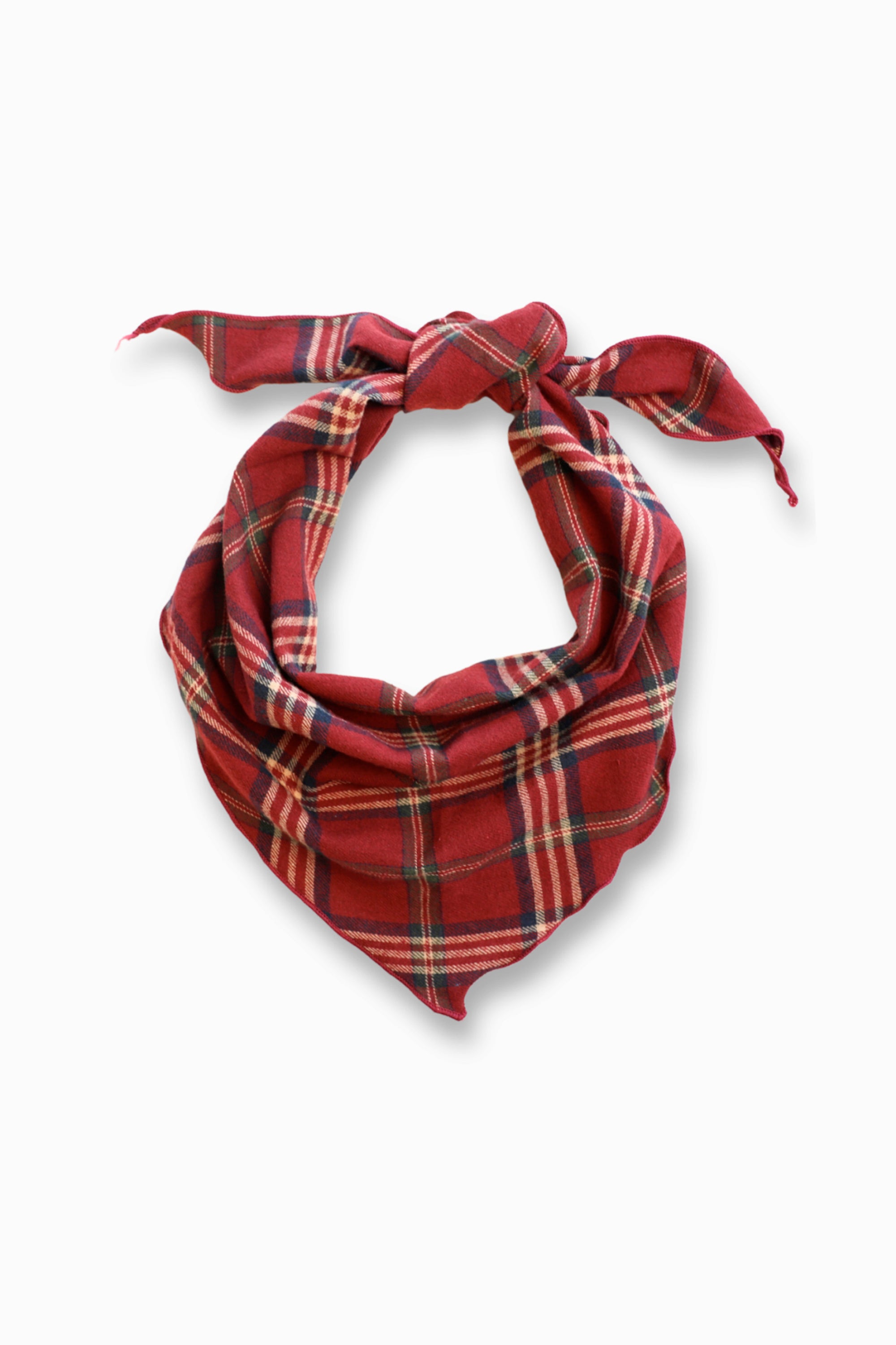 Plaid Scarf - Red