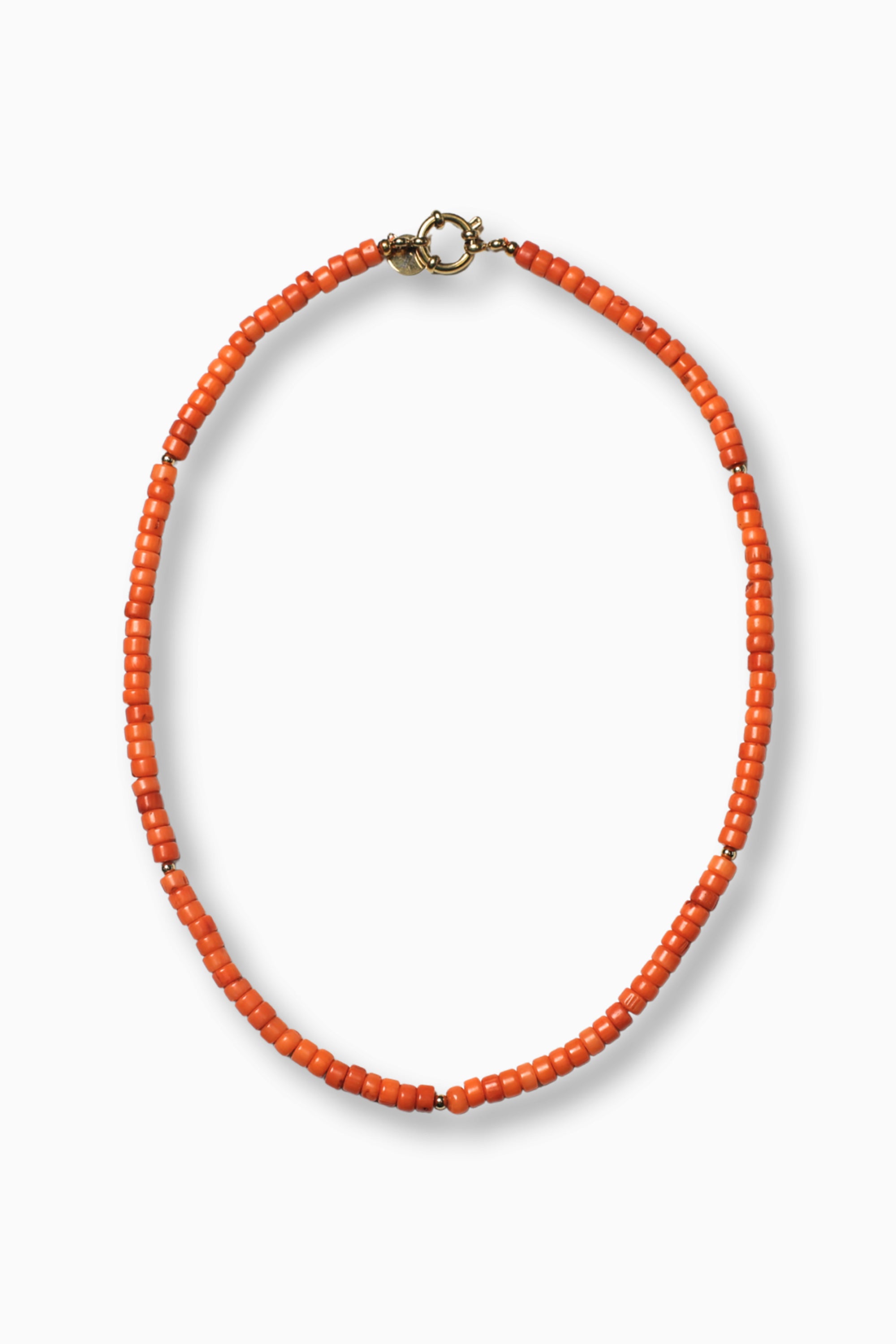 Tommy Necklace - Gold Orange