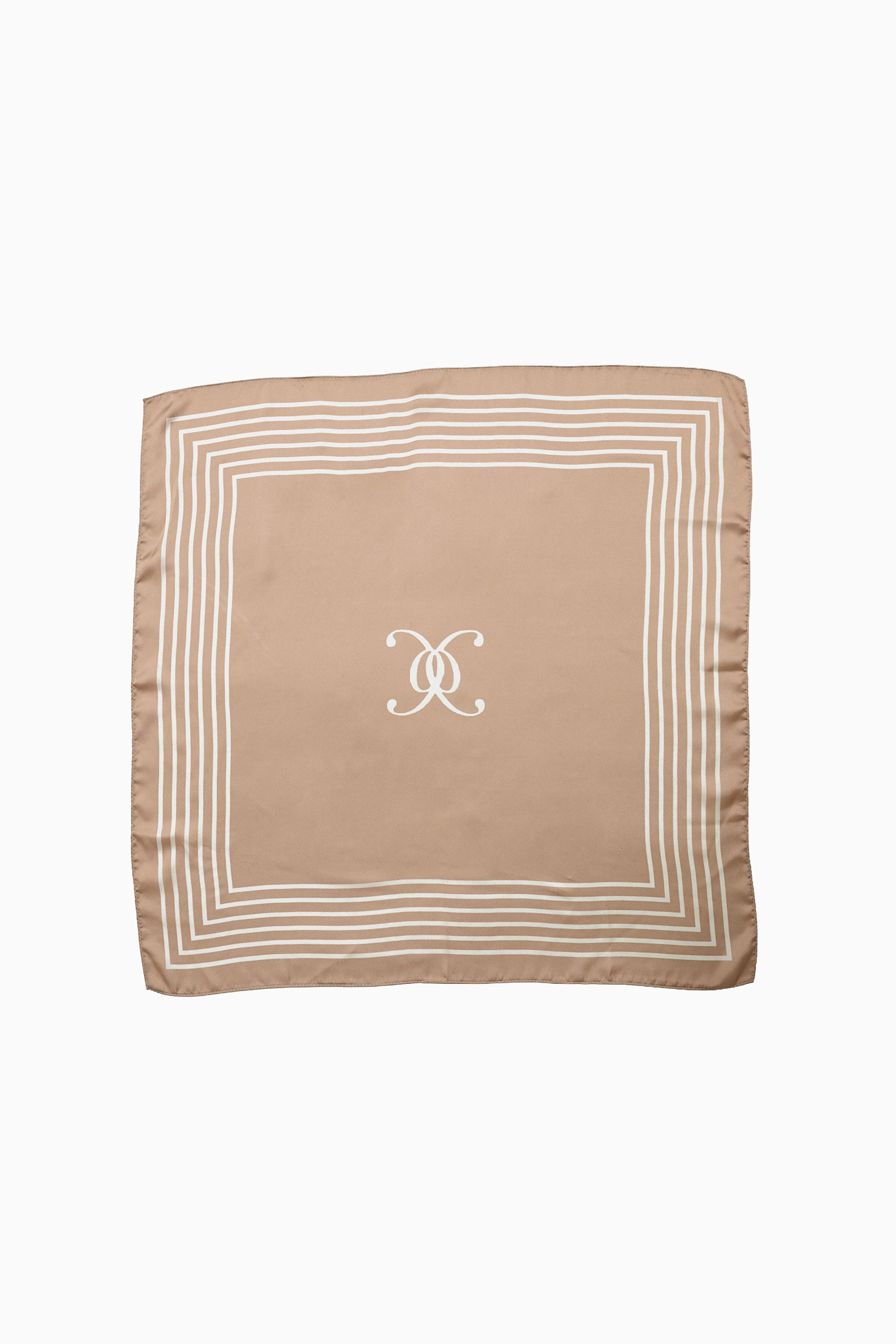 Elle Silk Scarf - Pearl Beige