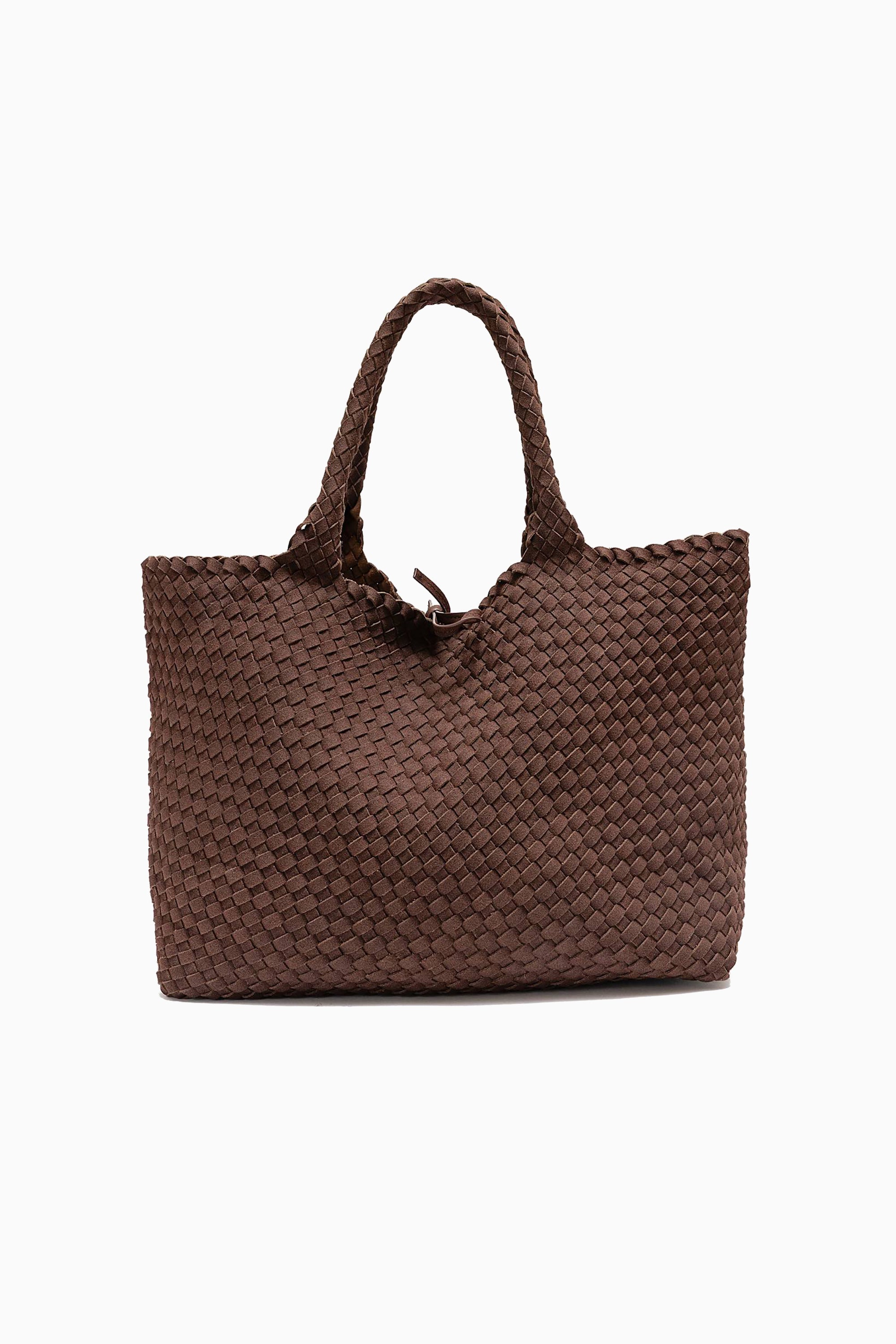 Mia Suede Soft Square Bag - Brown