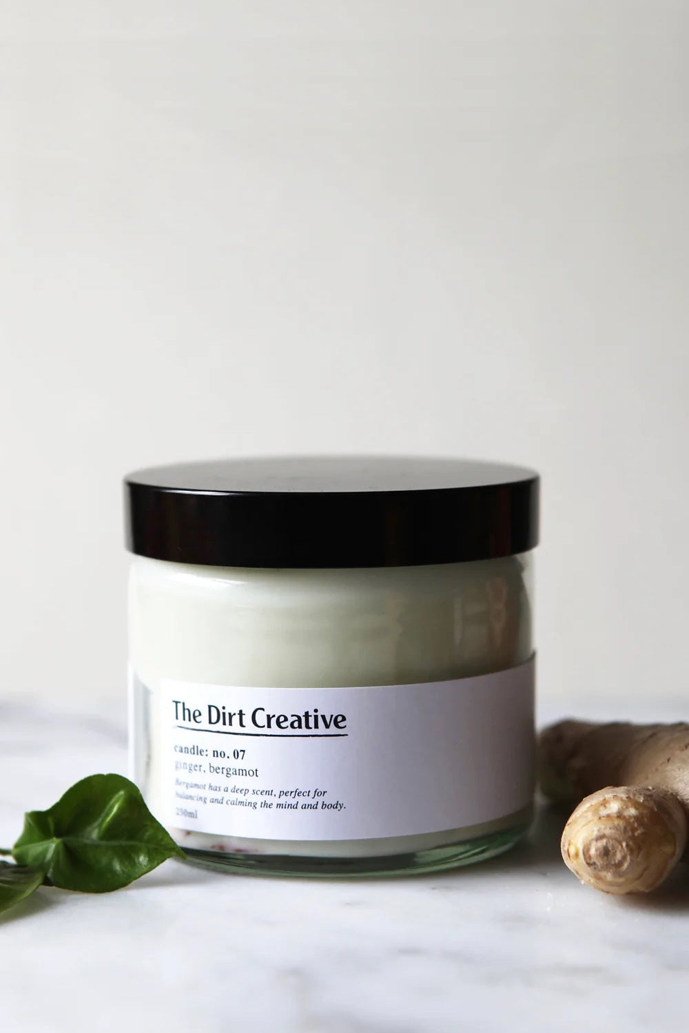 The Dirt Creative Candle No.07 - Ginger & Bergamot - RUM Amsterdam