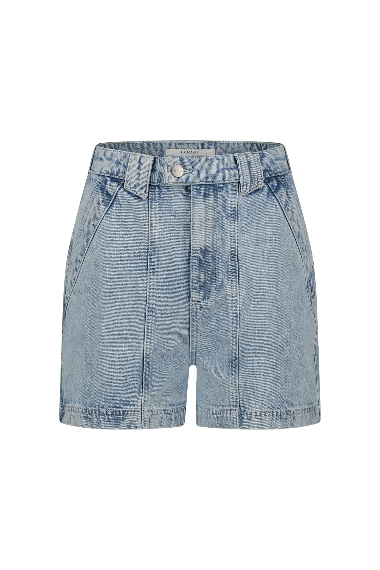 Homage to Denim Cargo Shorts - Vintage Blue - RUM Amsterdam