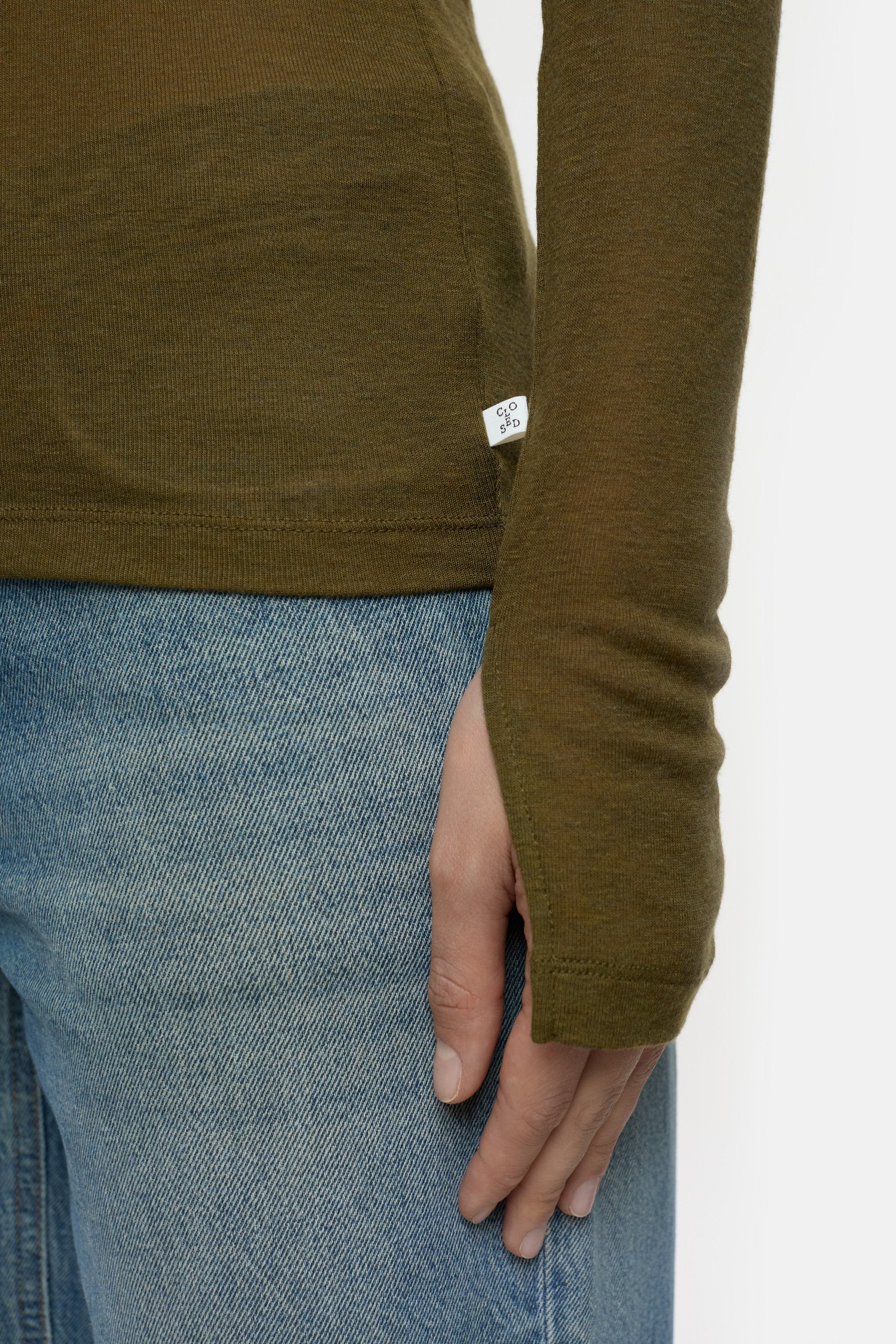 Closed Crew Neck Long Sleeve - Clover Green - RUM Amsterdam