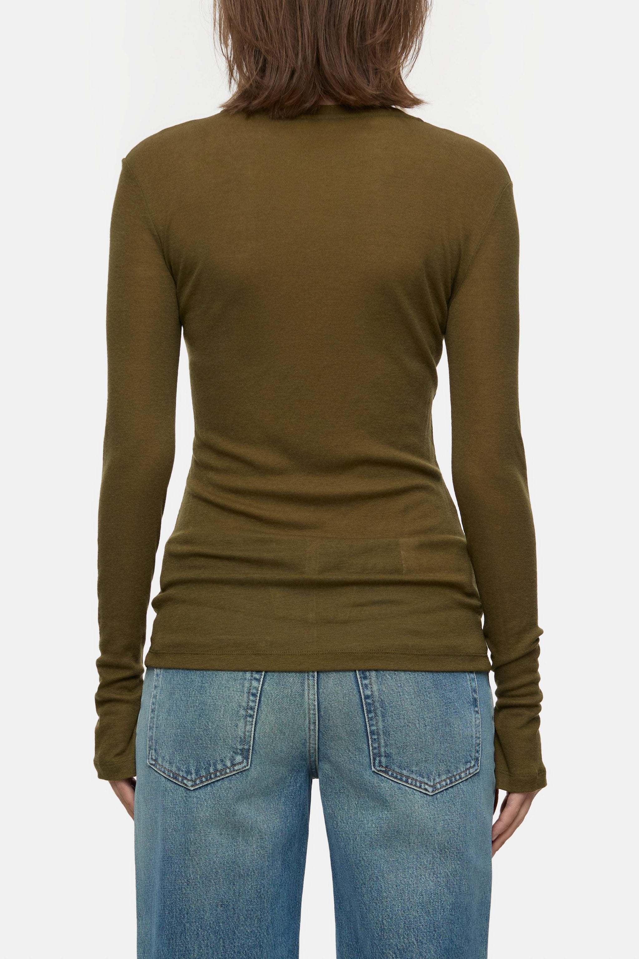 Closed Crew Neck Long Sleeve - Clover Green - RUM Amsterdam