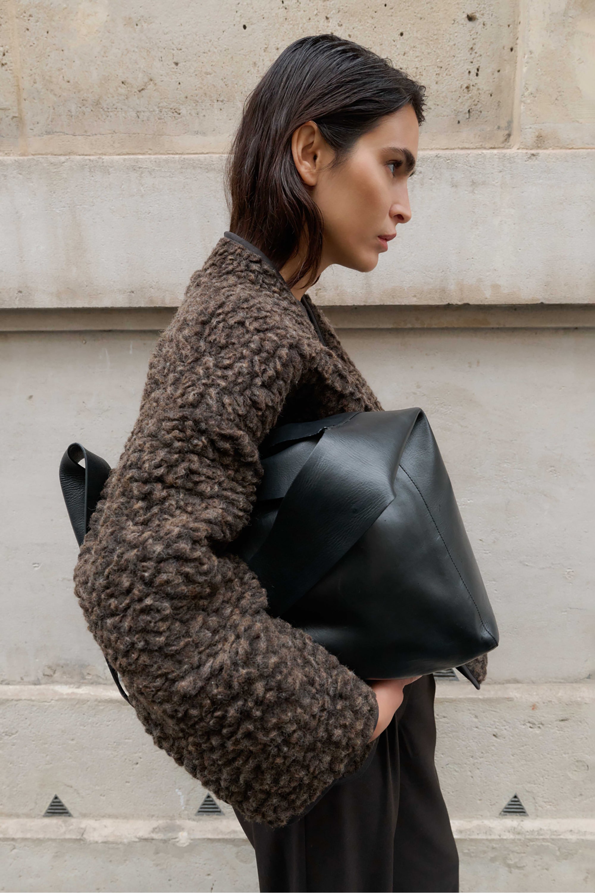 Athena Teddy Jacket - Fudge