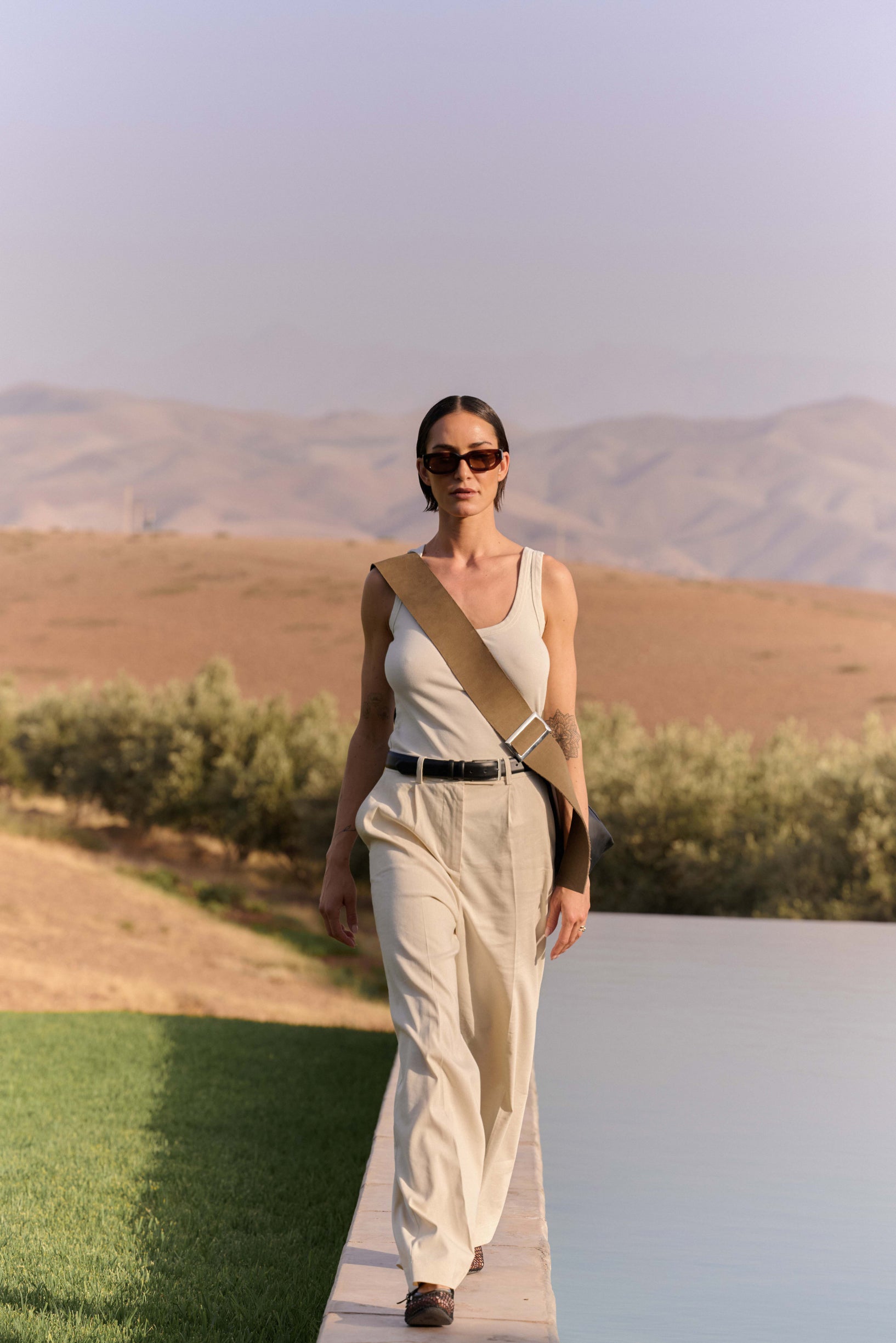 Azela Pants - Natural Sand