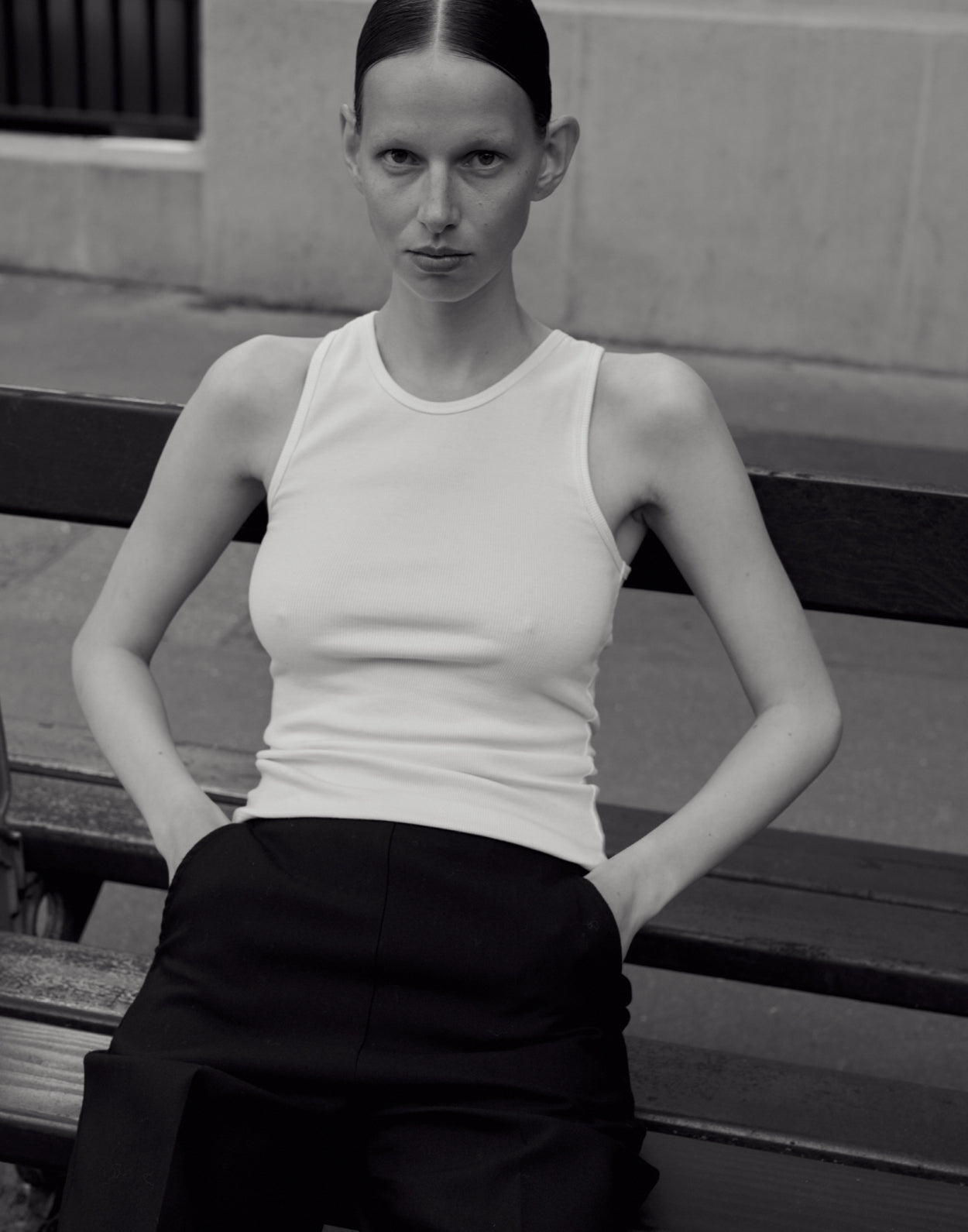 Celin Tank Top - Off White - RUM Amsterdam