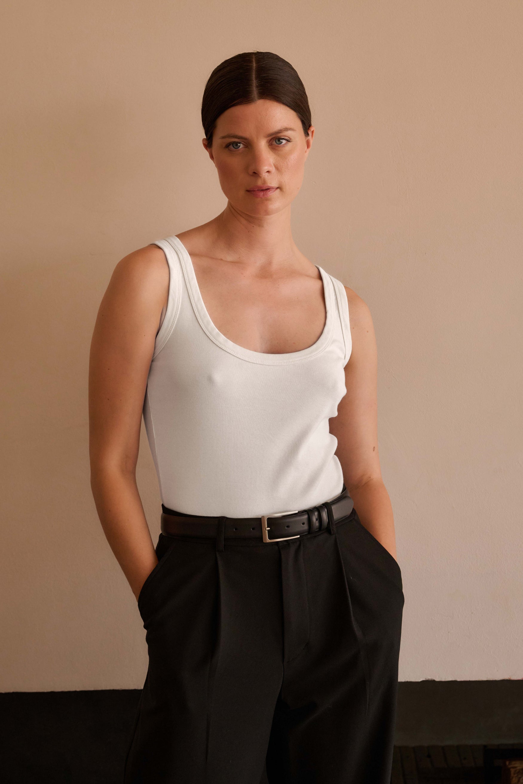 Java Tank Top - White - RUM Amsterdam
