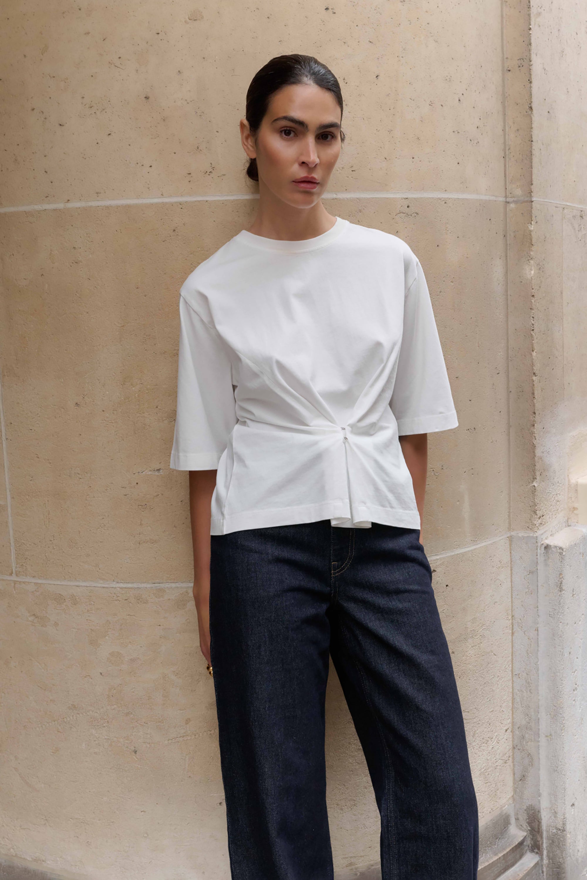 Selah Hook Tee - Off White - RUM Amsterdam