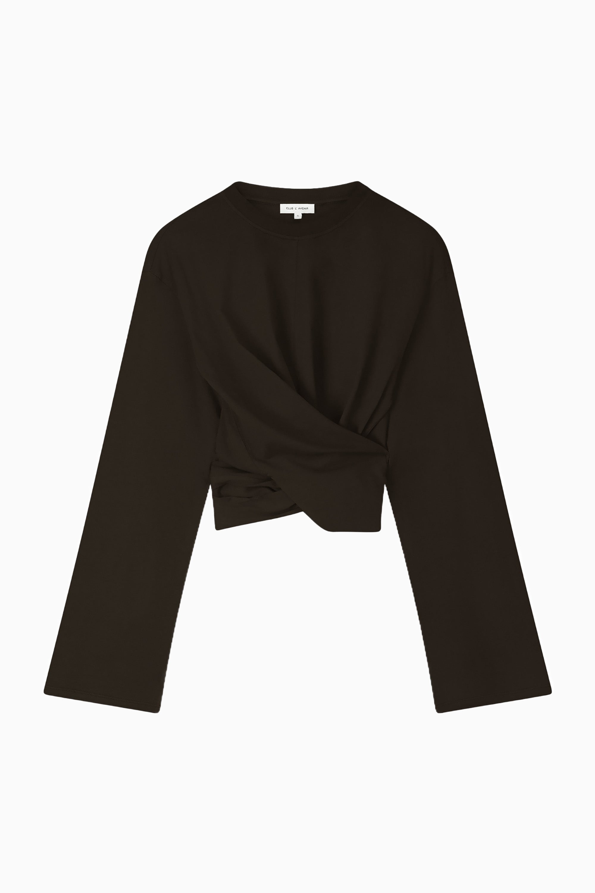 Syf Wrap Top - Chocolate