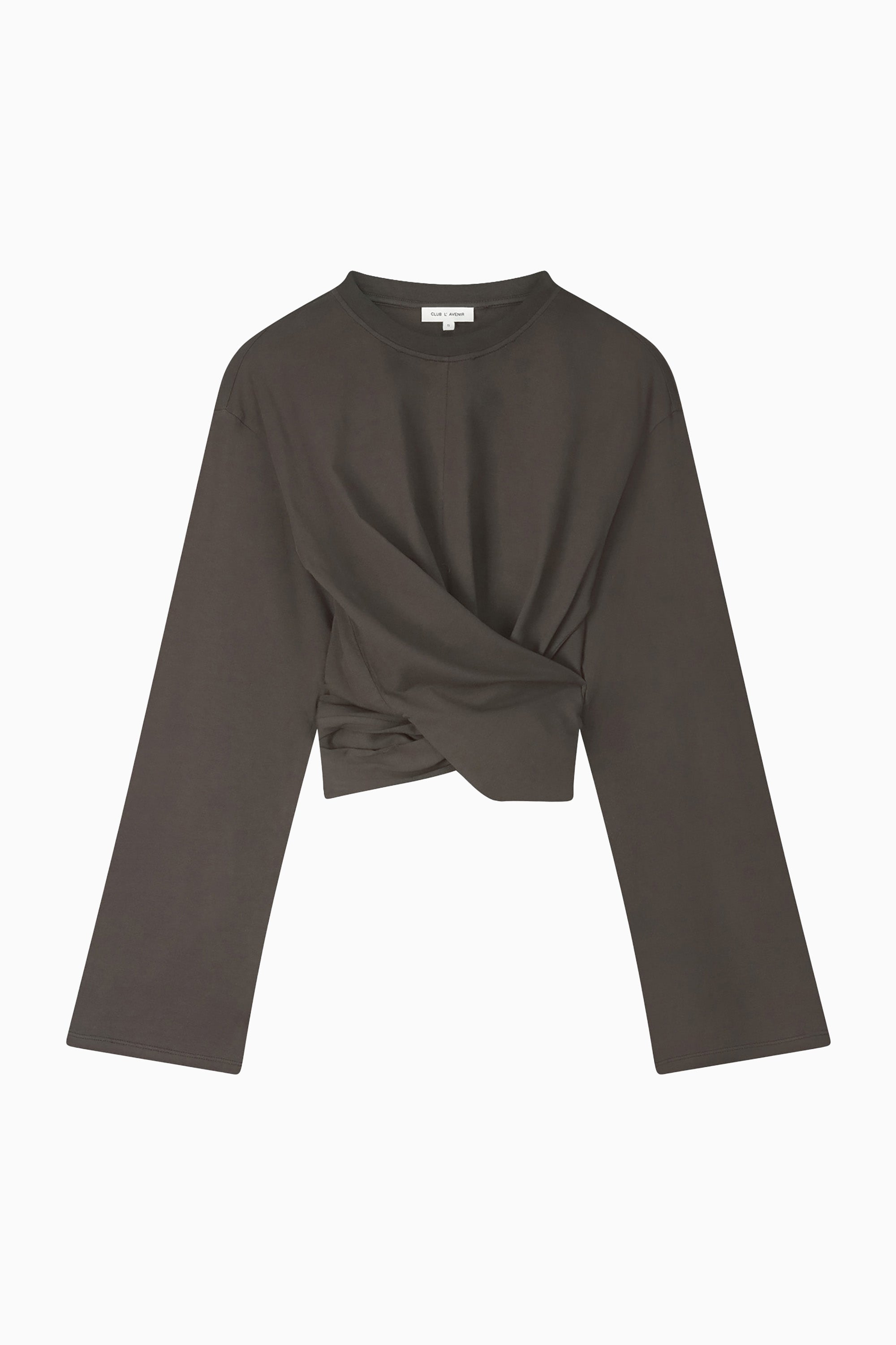 Syf Wrap Top - Coffee