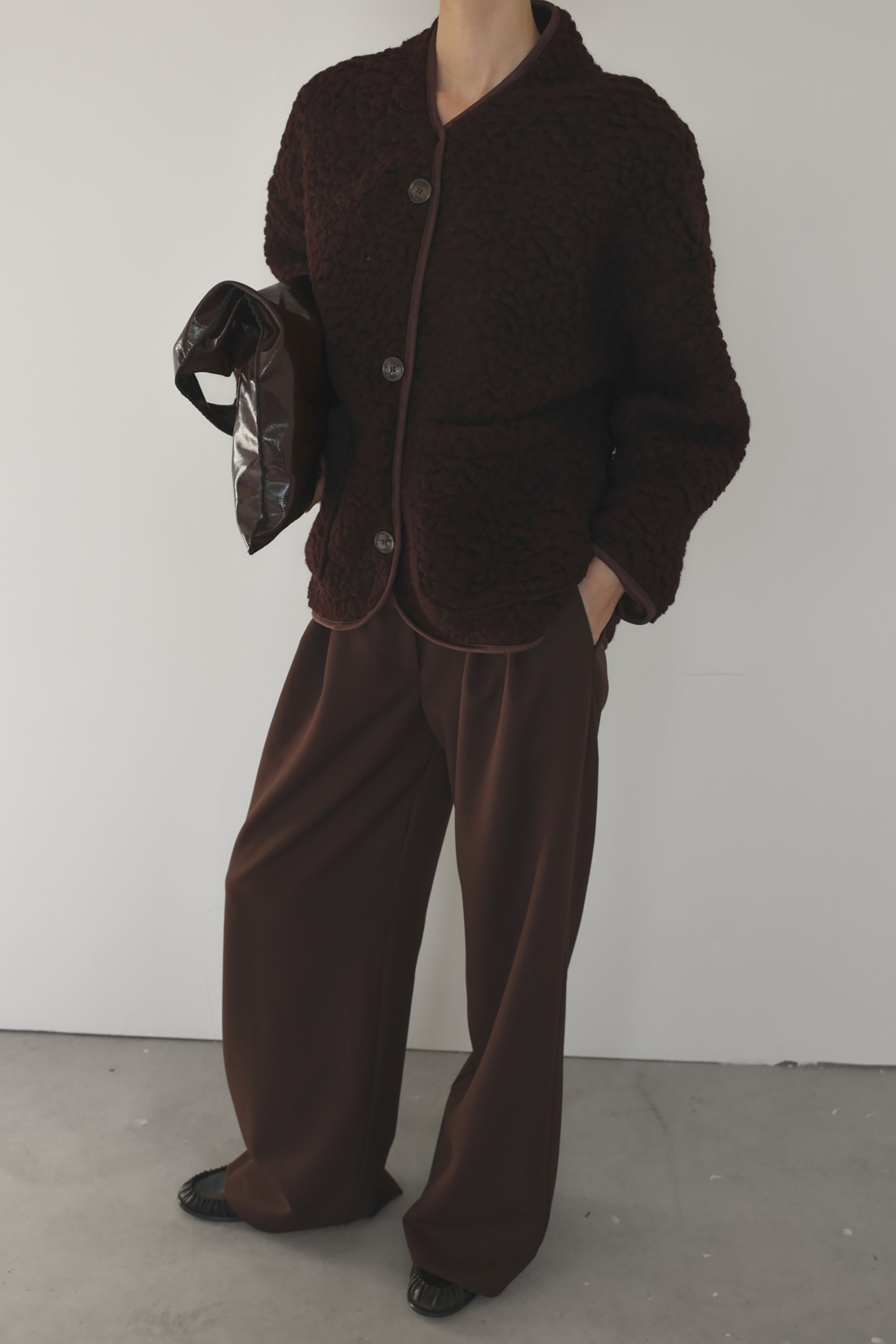Una Teddy Jacket - Auburn