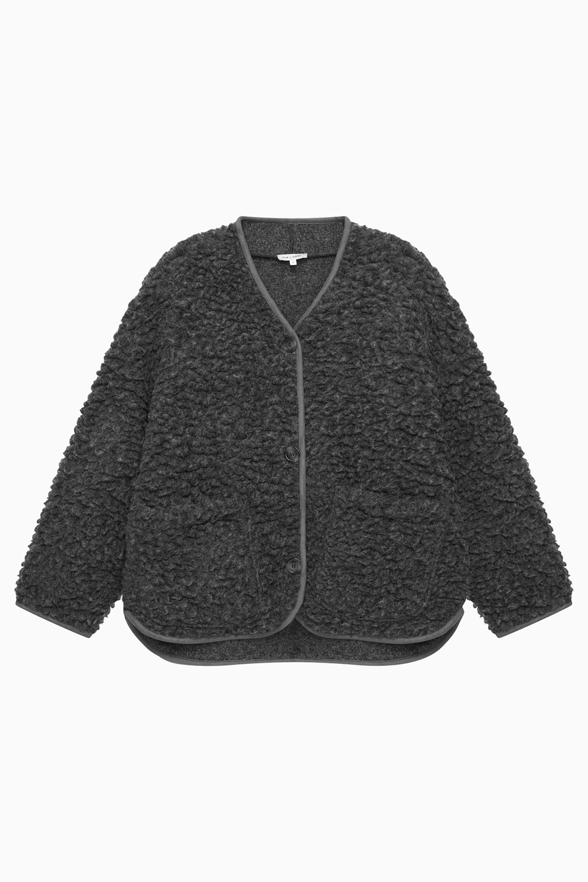 Una Teddy Jacket - Grey Melee