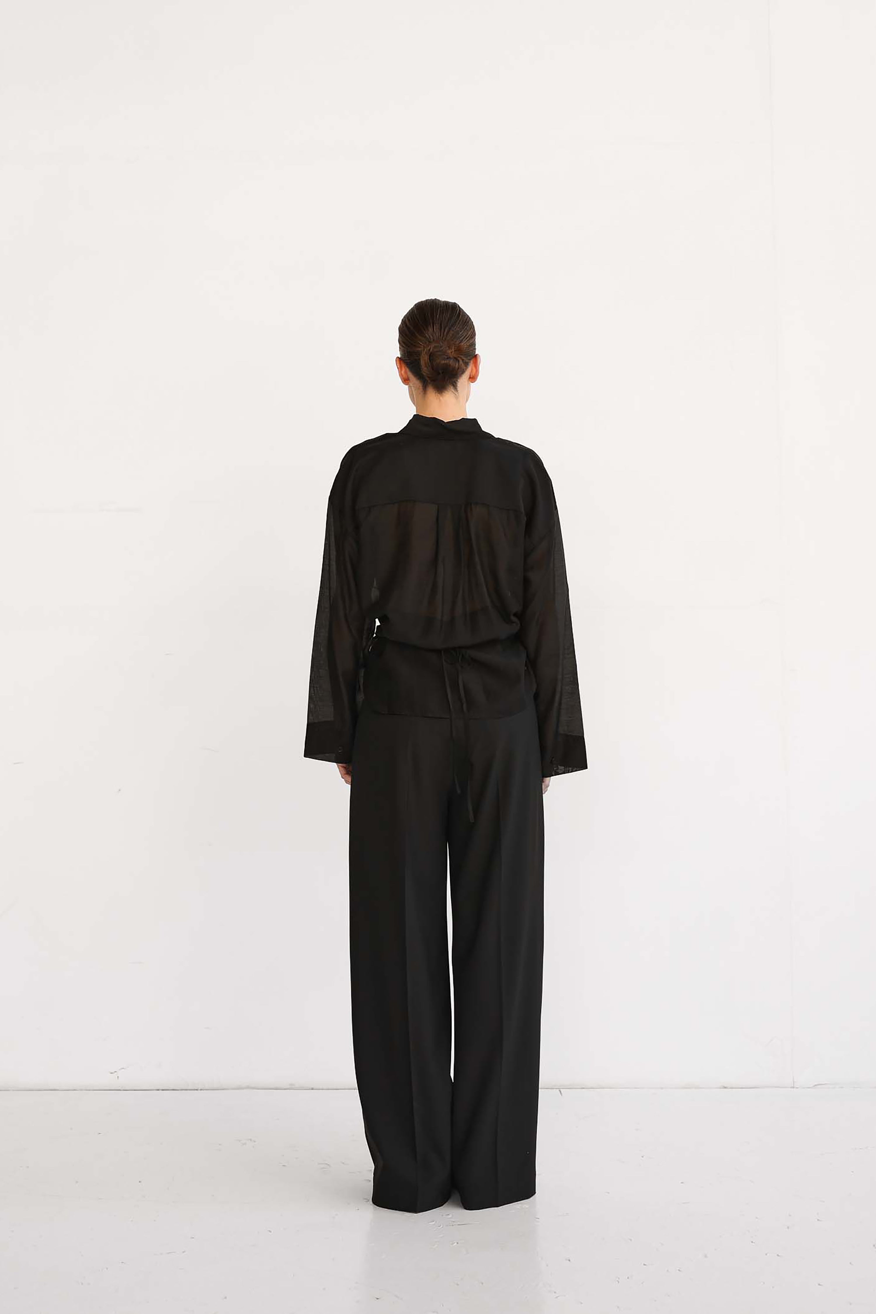 Yimmi Wrap Shirt - Black