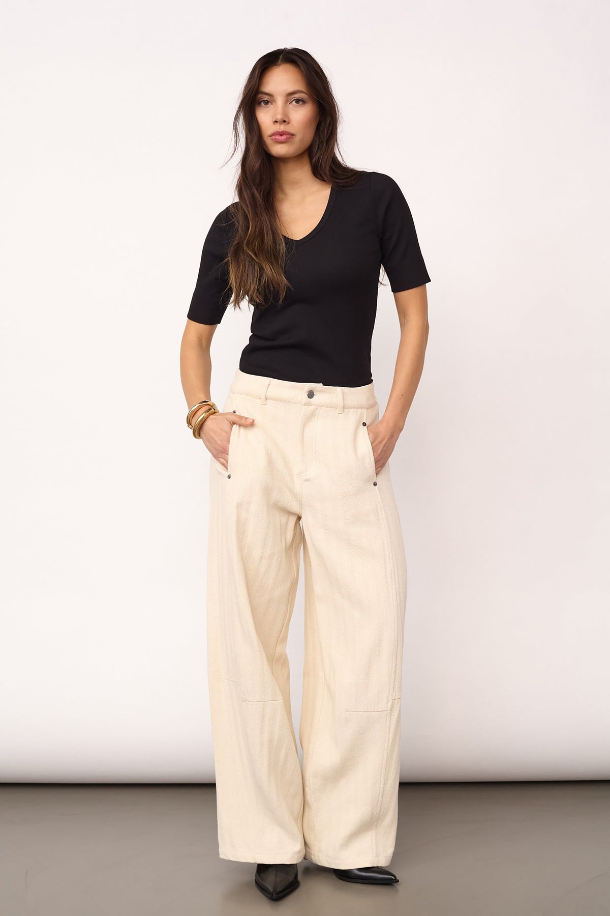 Calin Pant - Creme - RUM Amsterdam