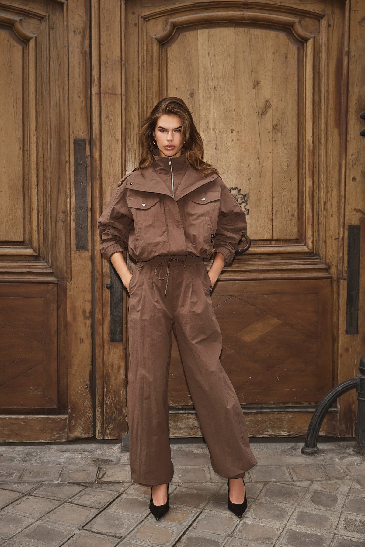 Alina Pull-On Pant - Brown