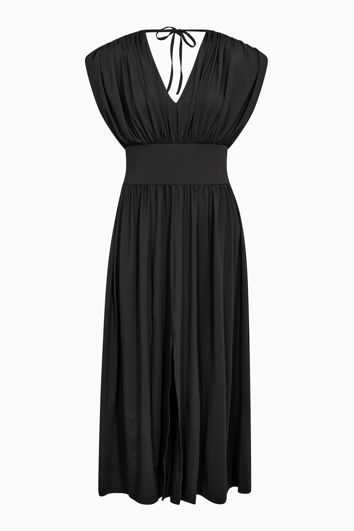 Cattia V-Dress - Black