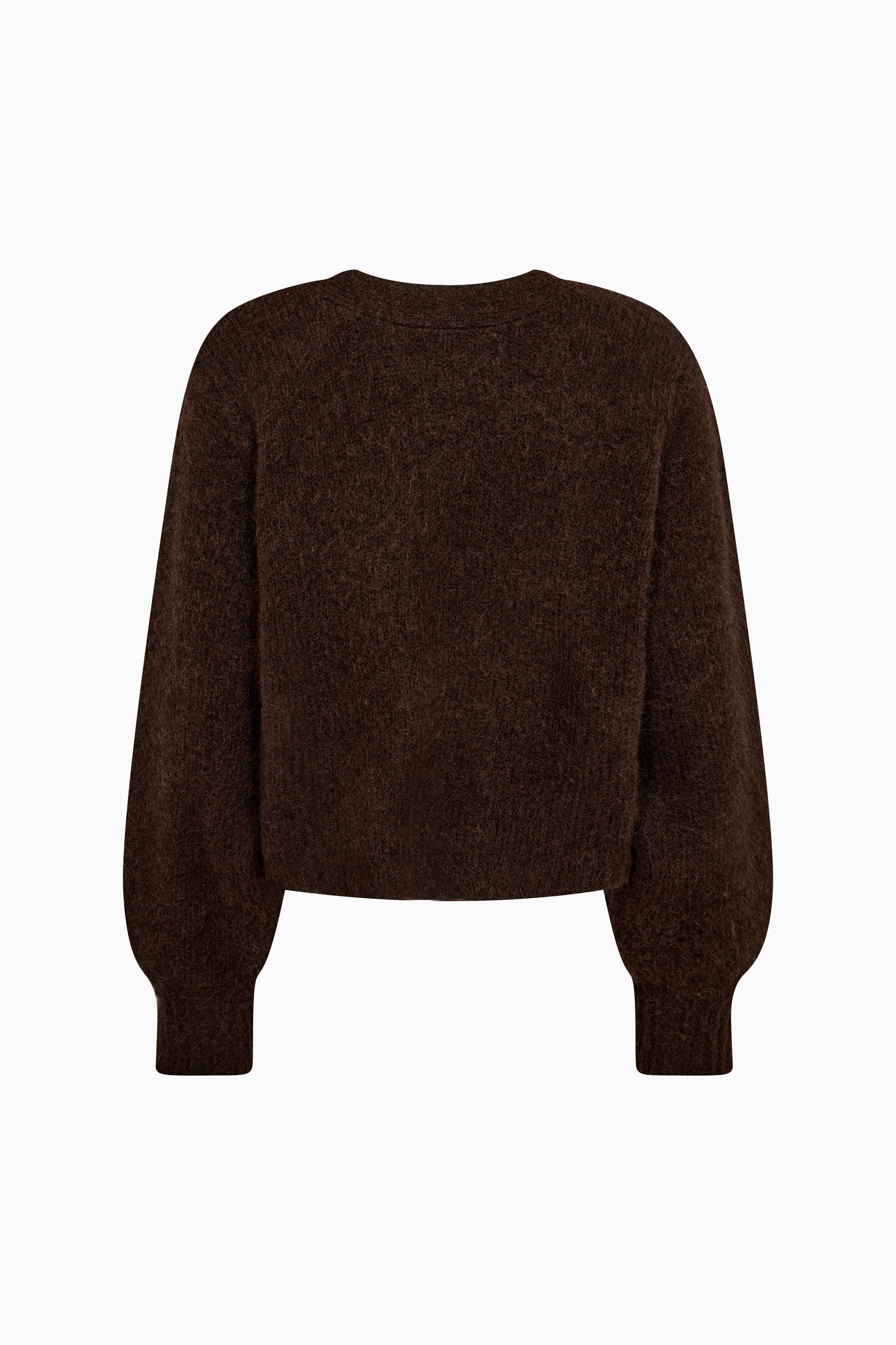 Cozy Twist Back Knit Jumper - Mocca