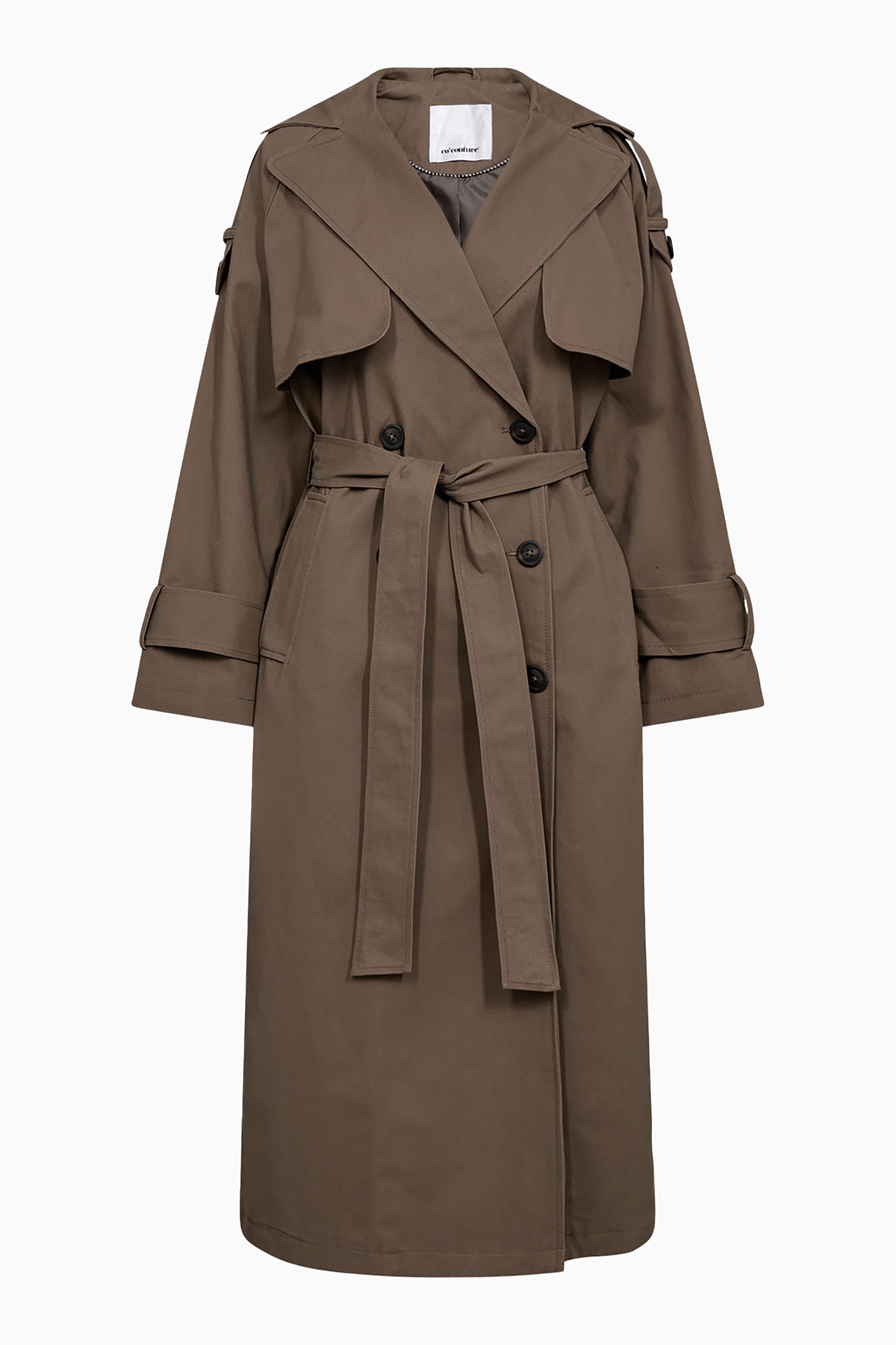 Ethan Trench Coat - Walnut
