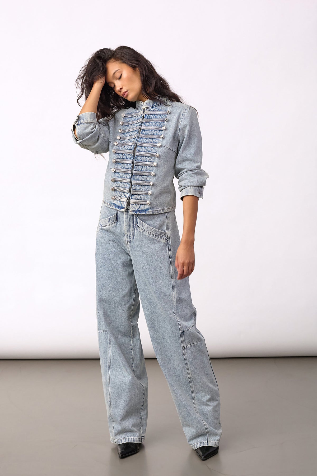 Jackson Officer Denim Jacket - Bleach Denim