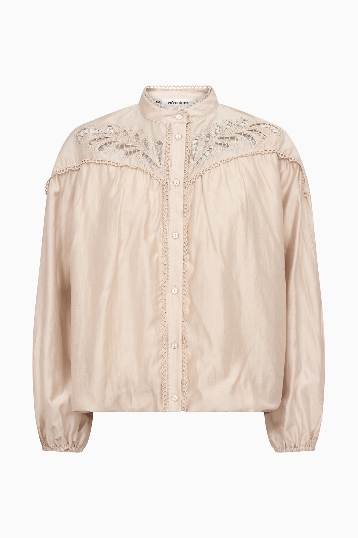 Melin Balloon Lace Shirt - Champagne