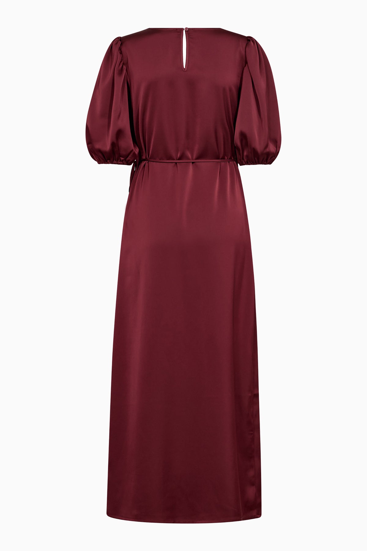 Safira Wrap Dress - Wine Red