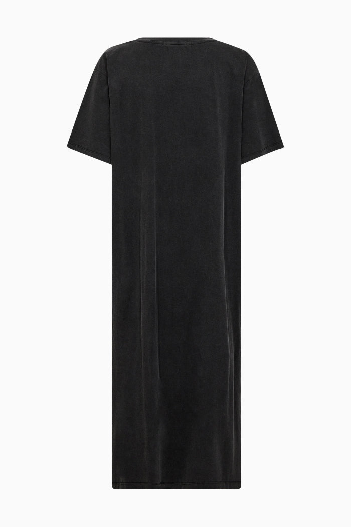 Siara Acid Tee Dress - Black - RUM Amsterdam