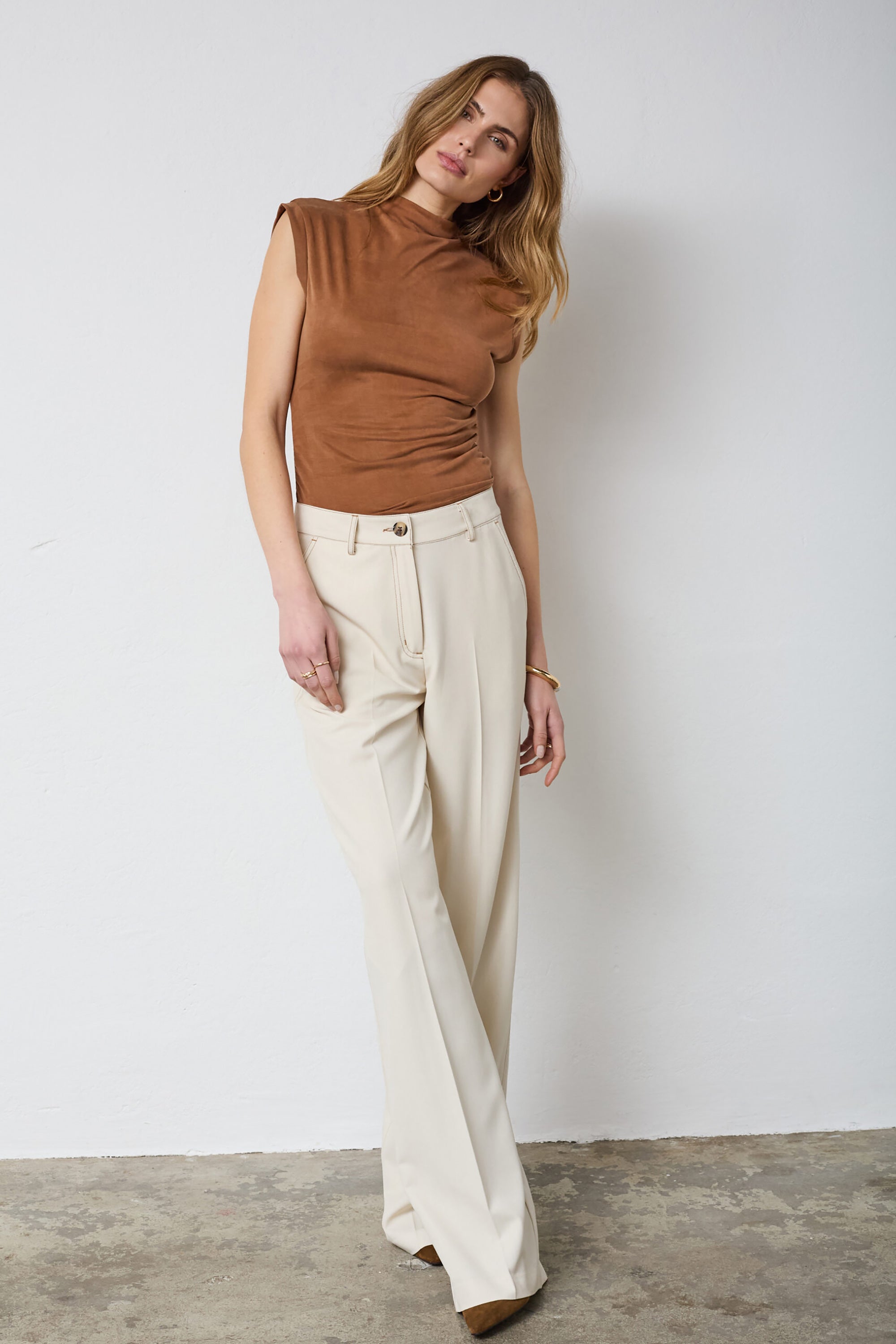 Terry Denim LL Pant - Bisquit
