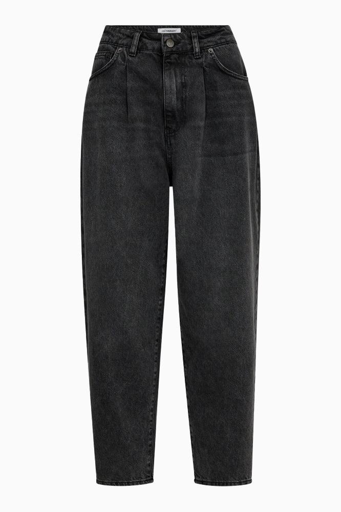 Vika Pleat LL Jeans - Black - RUM Amsterdam