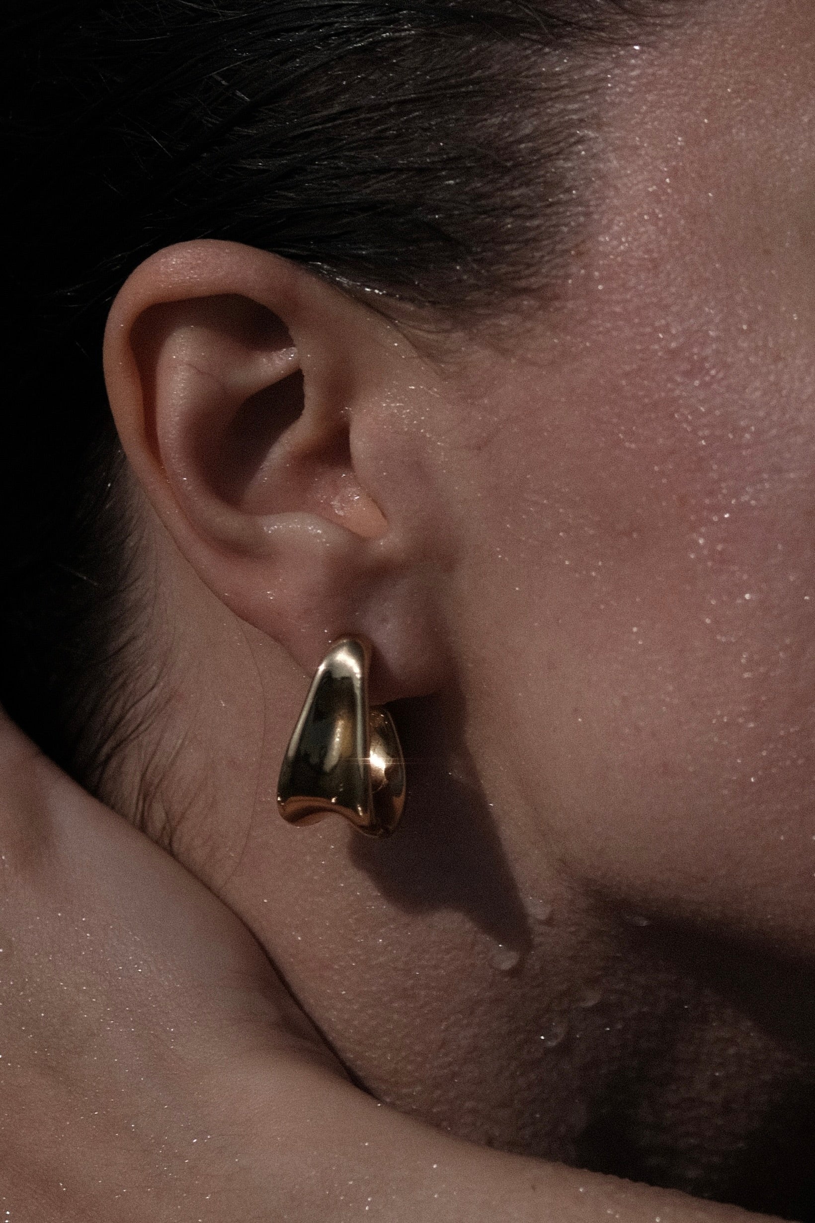 Bandhu Dent Earrings - Gold - RUM Amsterdam
