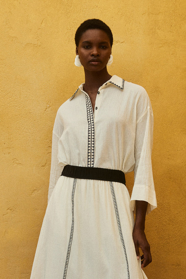 Gaia Shirt - Off White - RUM Amsterdam