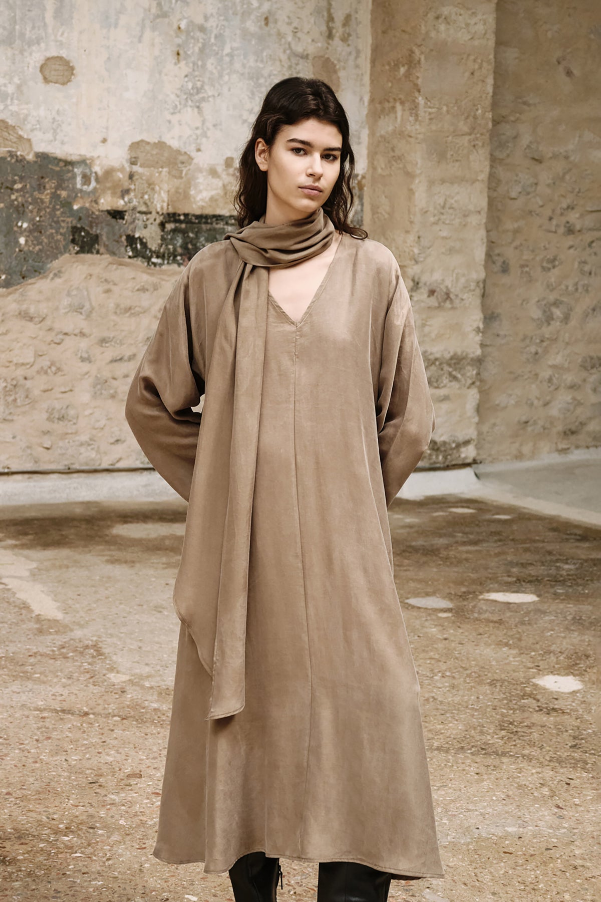 Mirelle Dress - Khaki