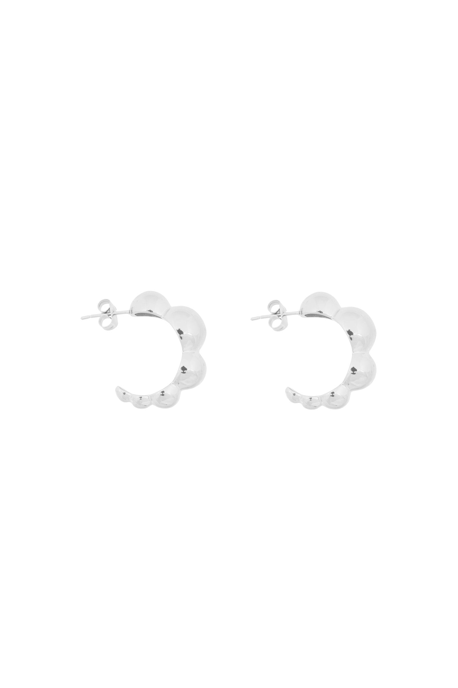 Bandhu Dot Earrings - Silver - RUM Amsterdam