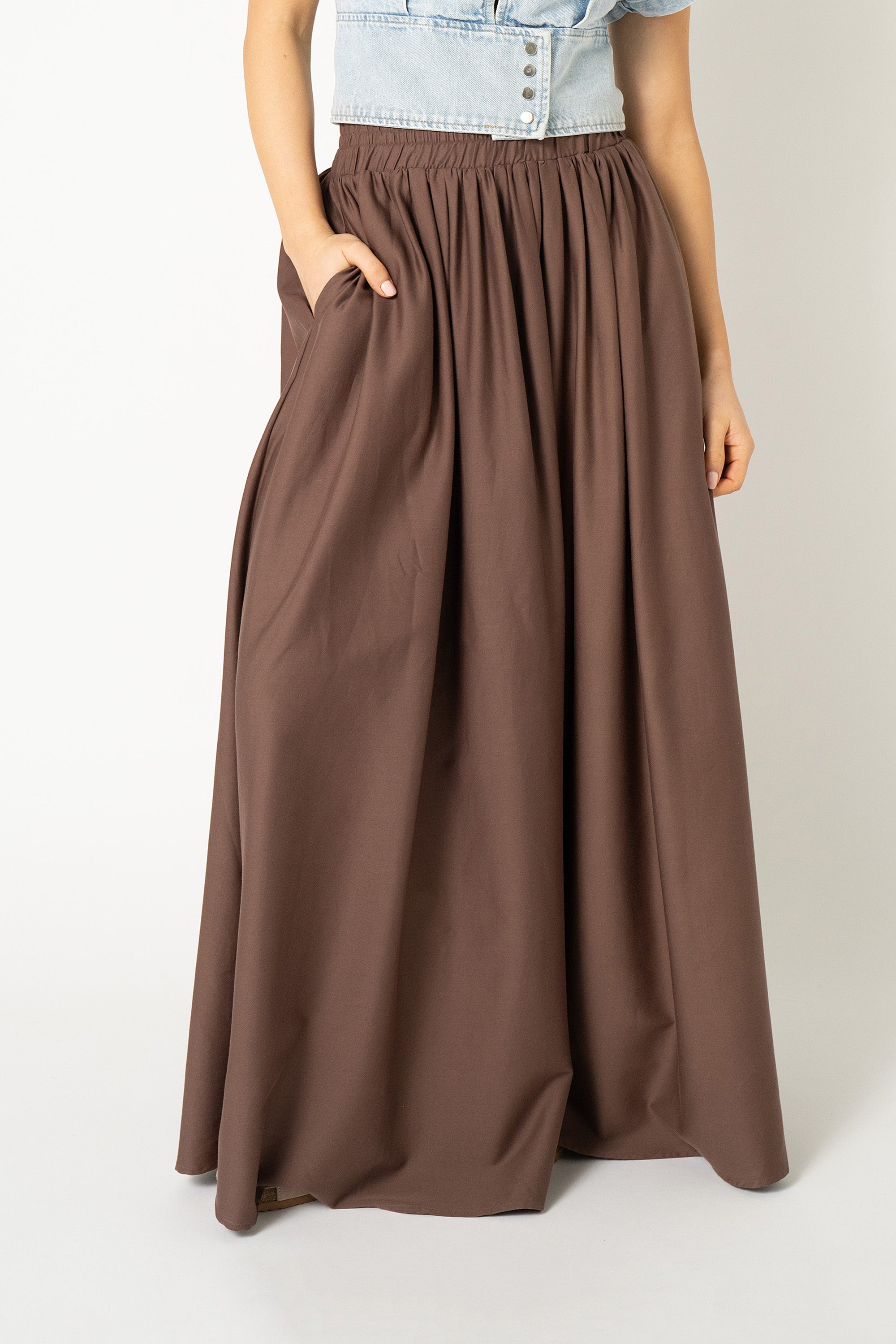 Aylin Skirt - Warm Brown