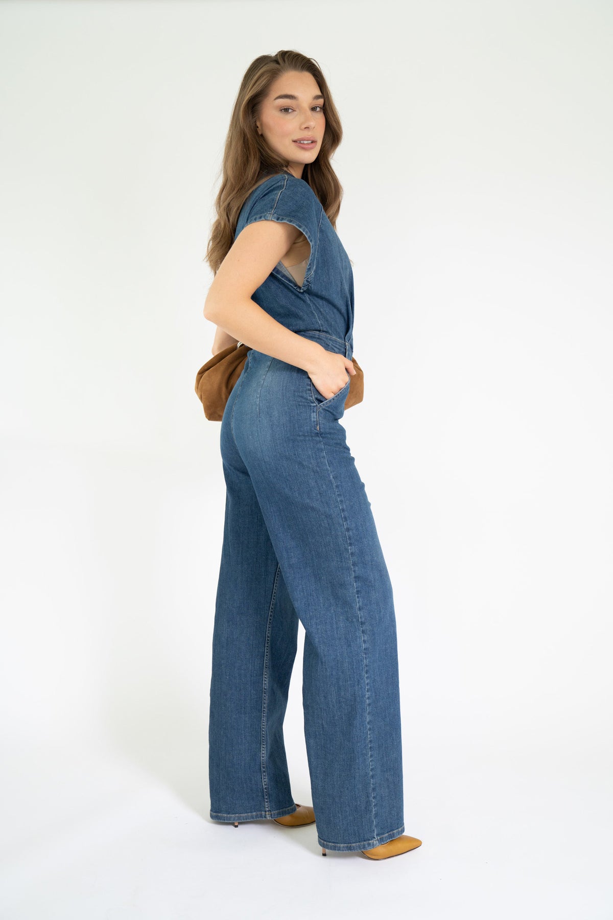 Haley Jumpsuit Denim - Blue