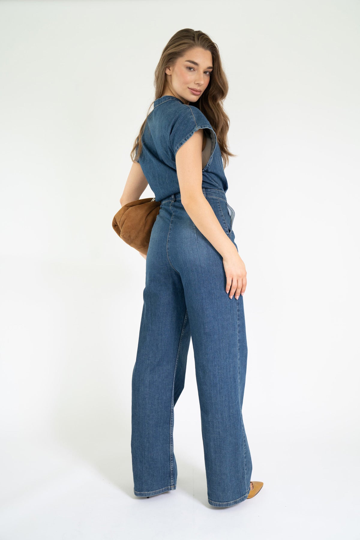 Haley Jumpsuit Denim - Blue