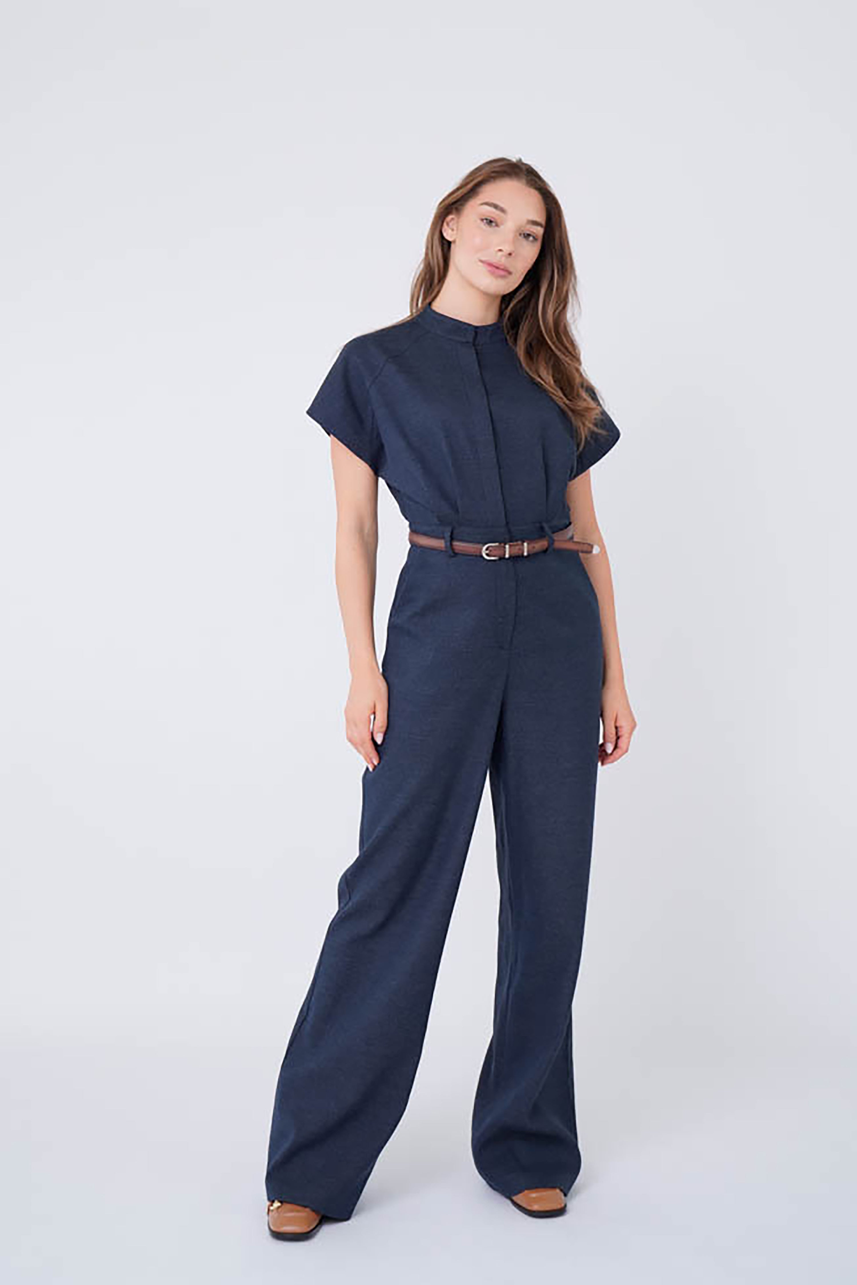 Haley Jumpsuit - Denim Look