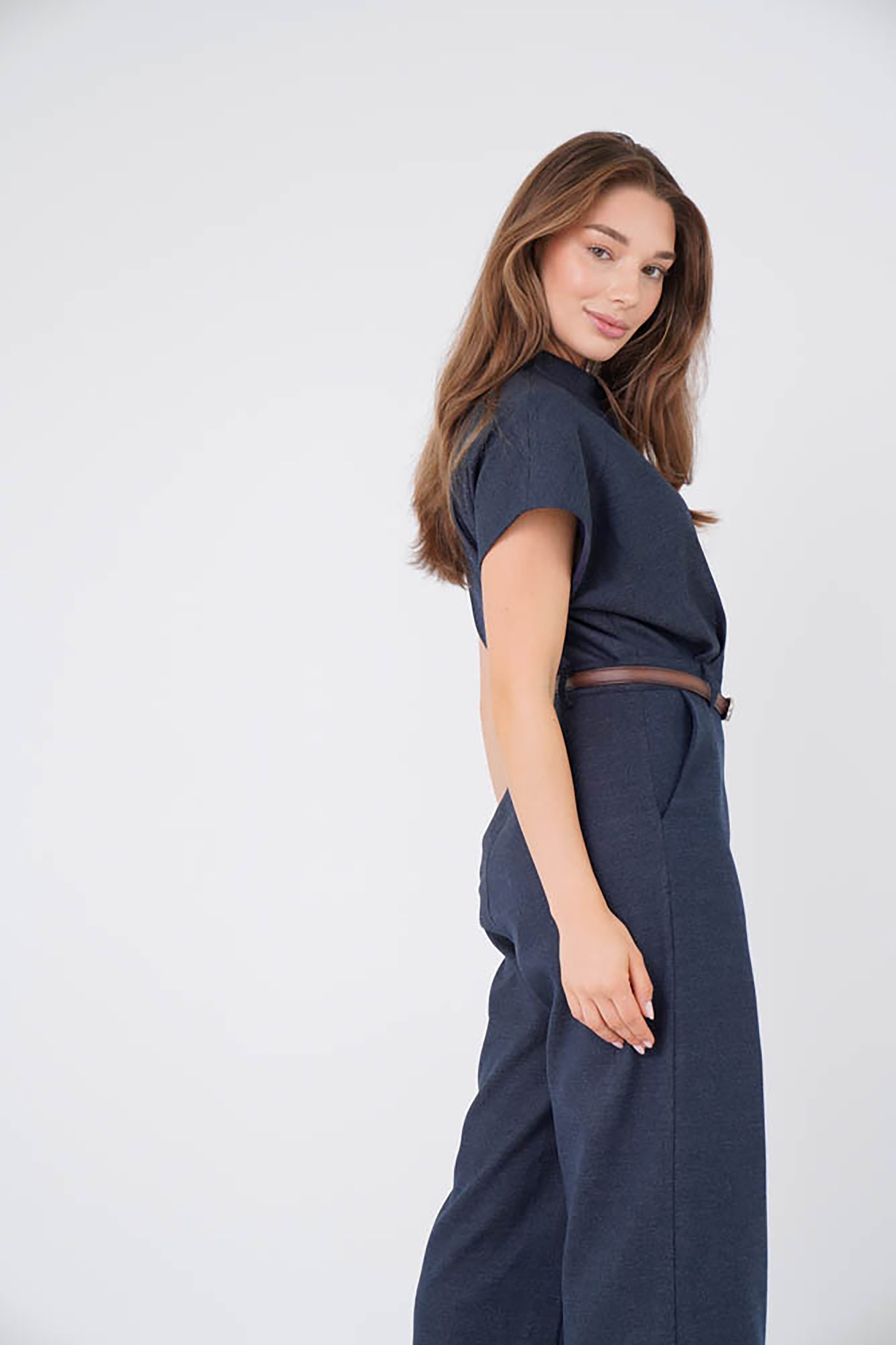 Haley Jumpsuit - Denim Look