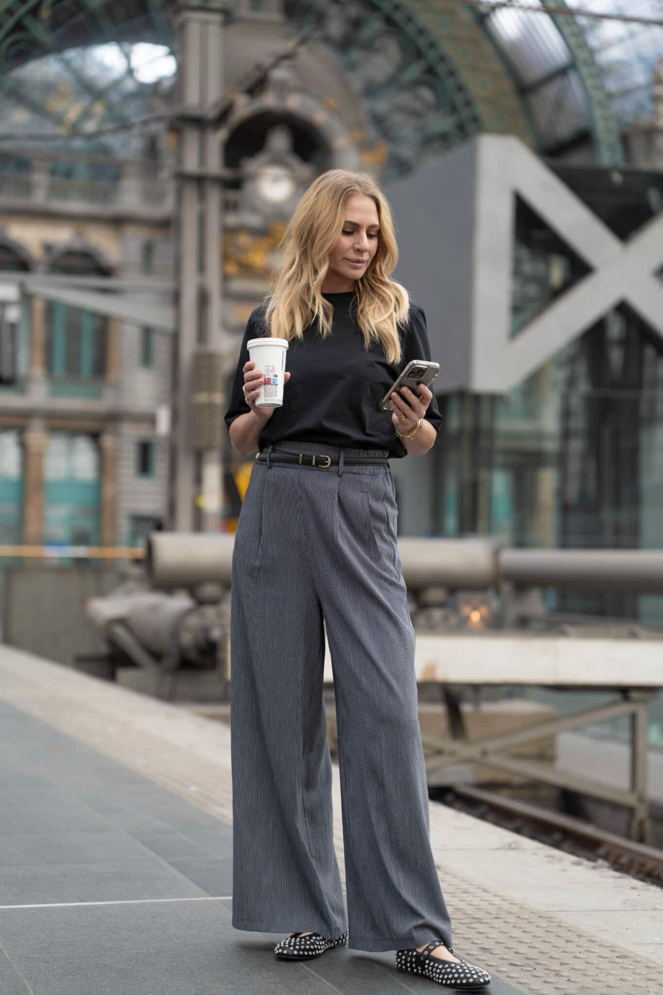 Jildau Trouser - Blue Stripe Denim - RUM Amsterdam