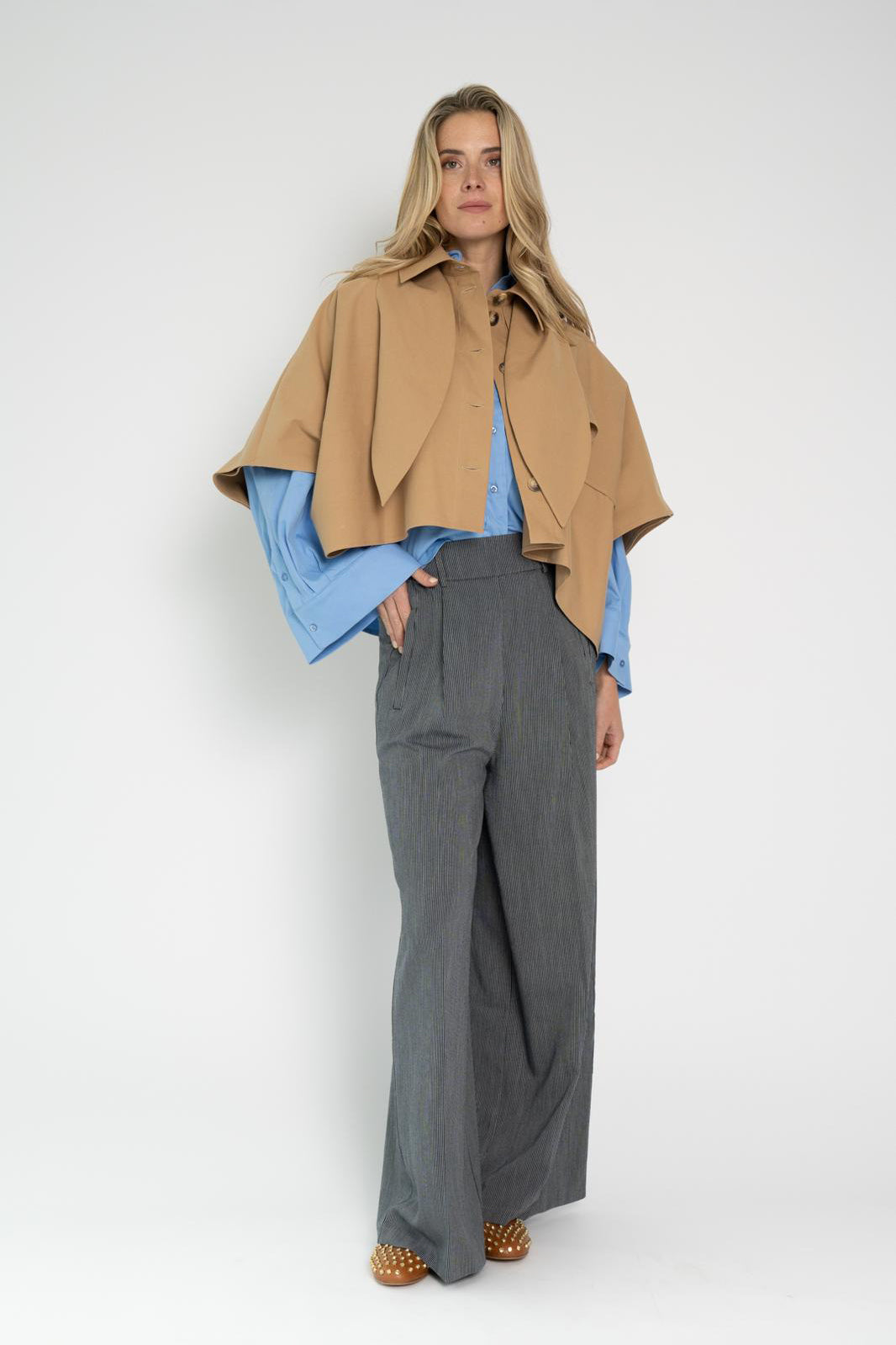 Jildau Trouser - Blue Stripe Denim - RUM Amsterdam