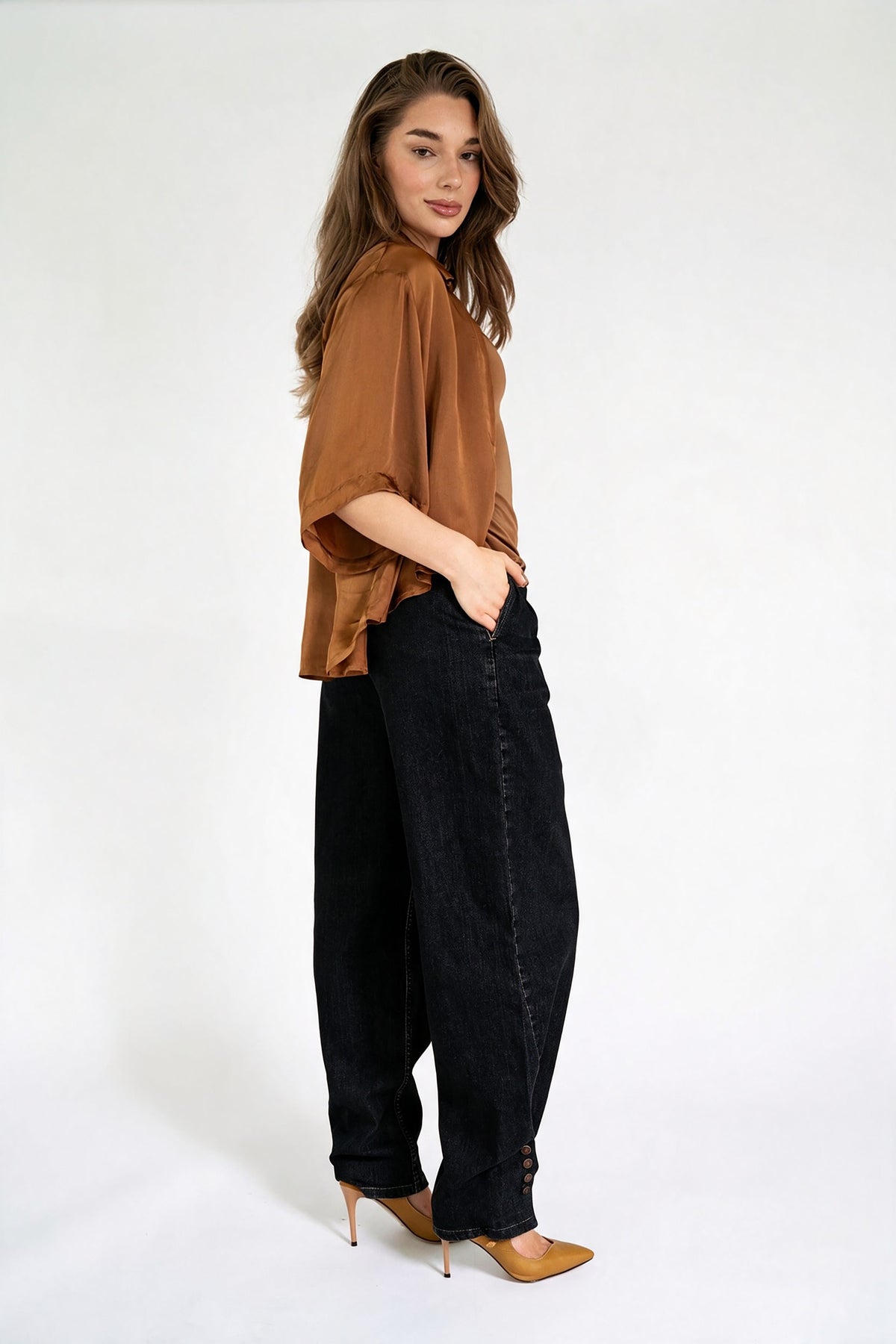 Loua Denim Jeans - Black