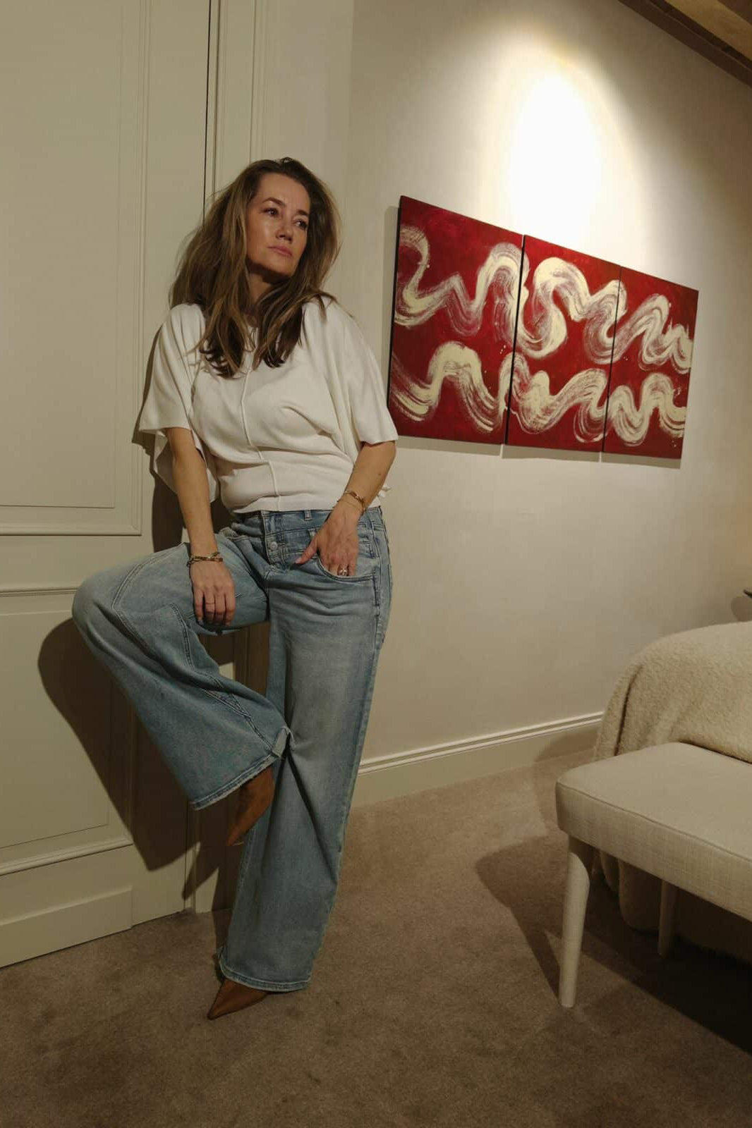 Suzette Top Knitted - Off White - RUM Amsterdam